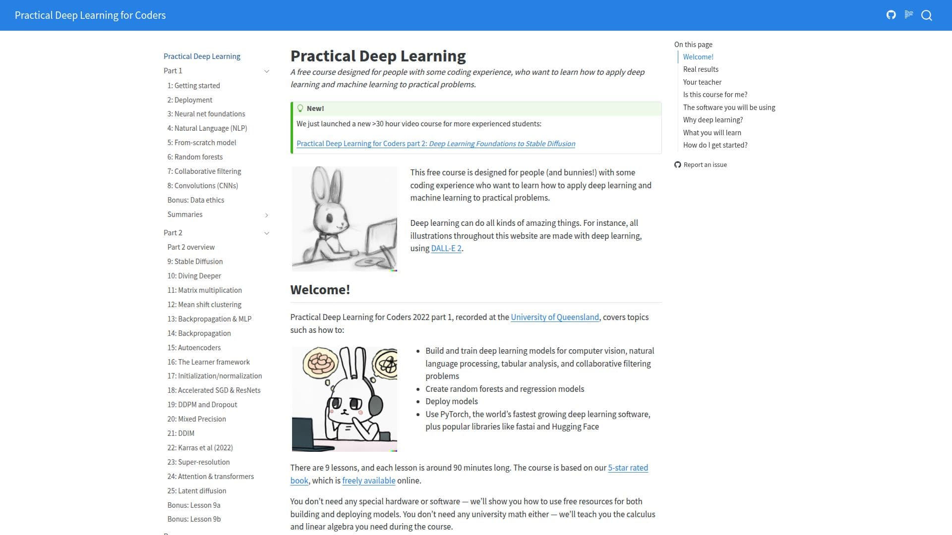 Practical Deep Learning for Coders screenshot