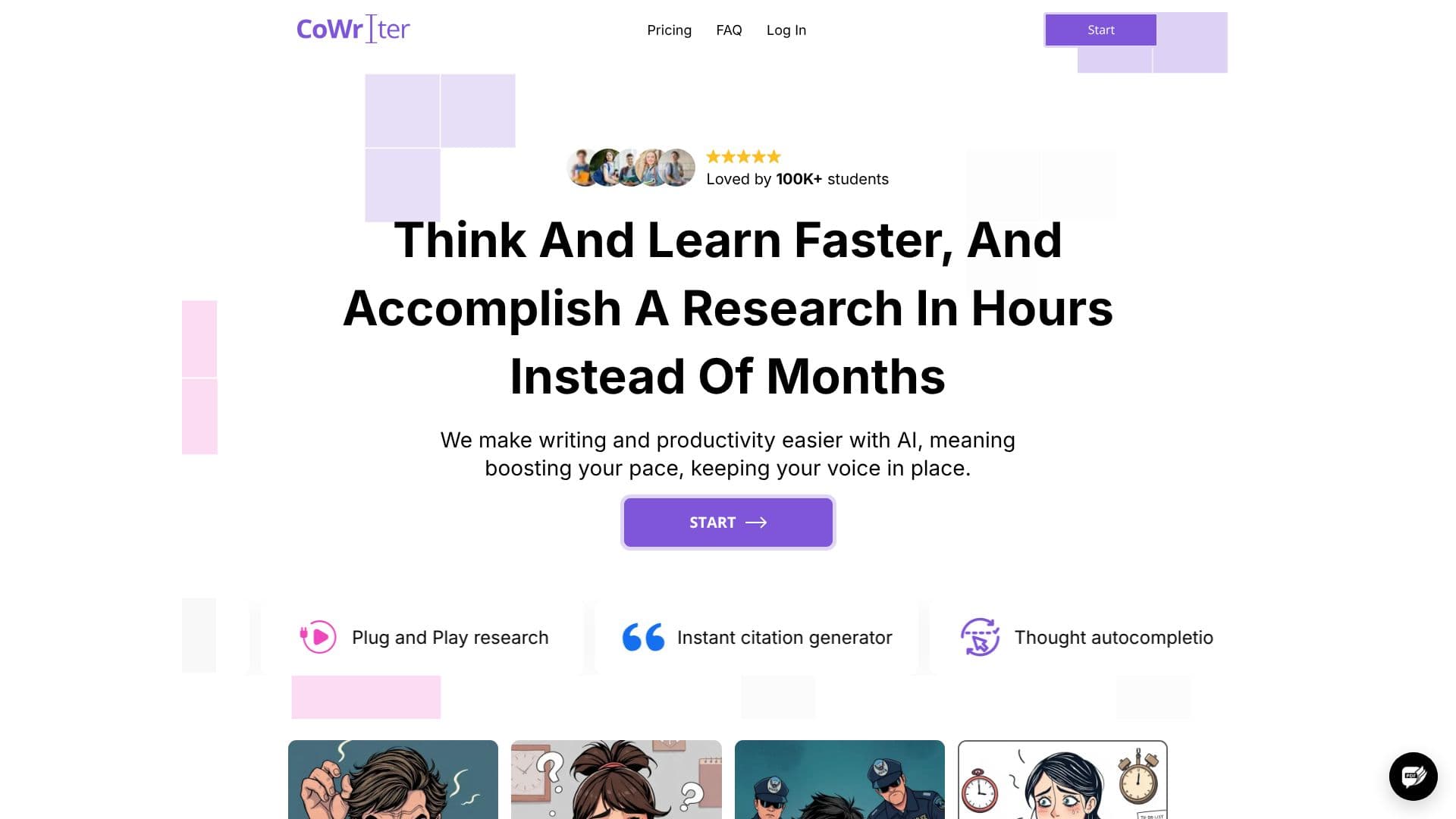 لقطة شاشة لـ CoWriter AI