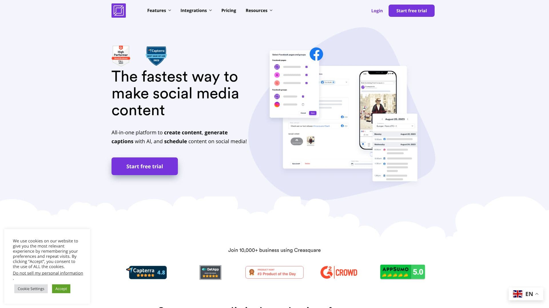 لقطة شاشة لـ Creasquare Digital Content Solution