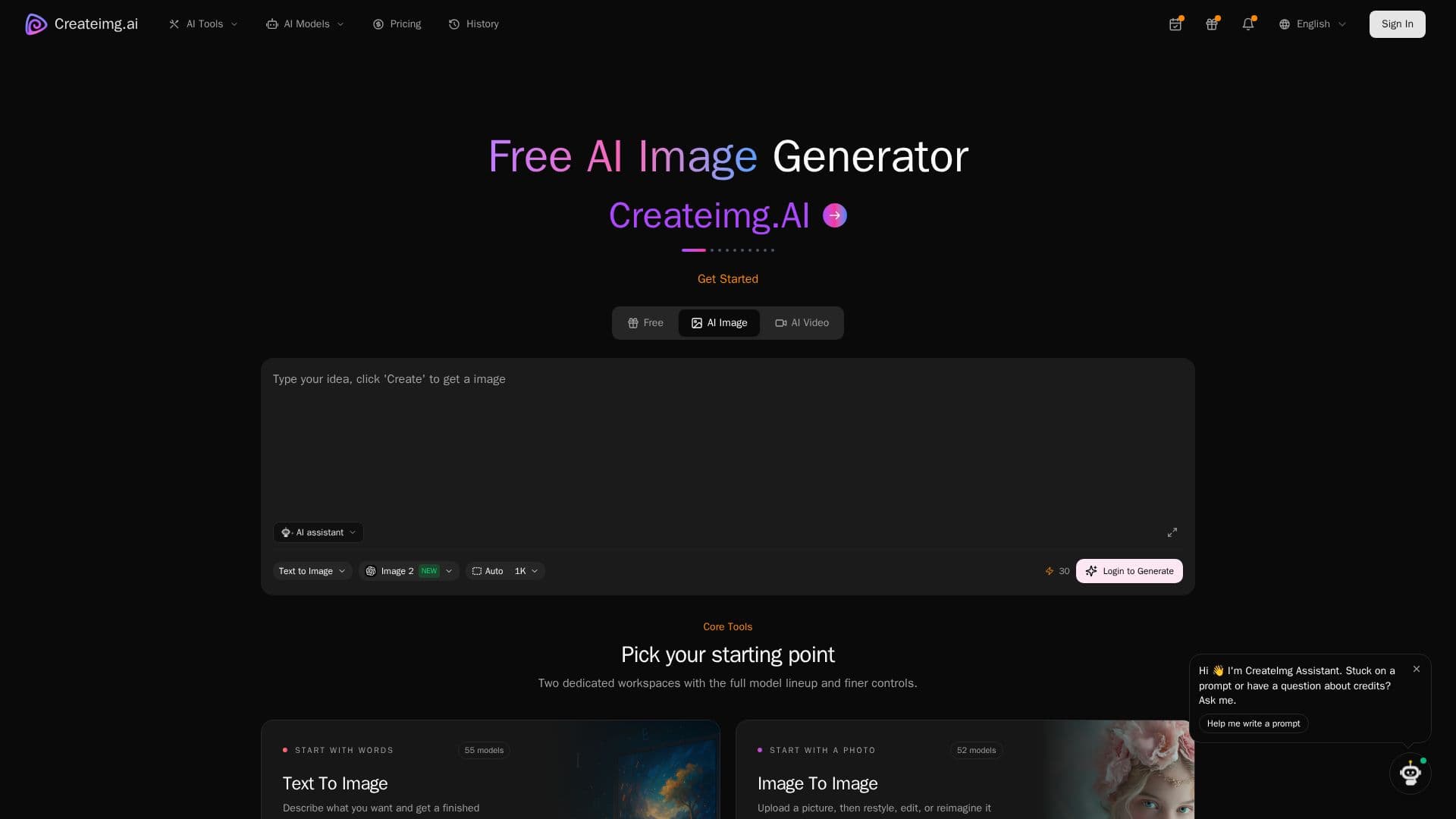 Createimg.ai 截图
