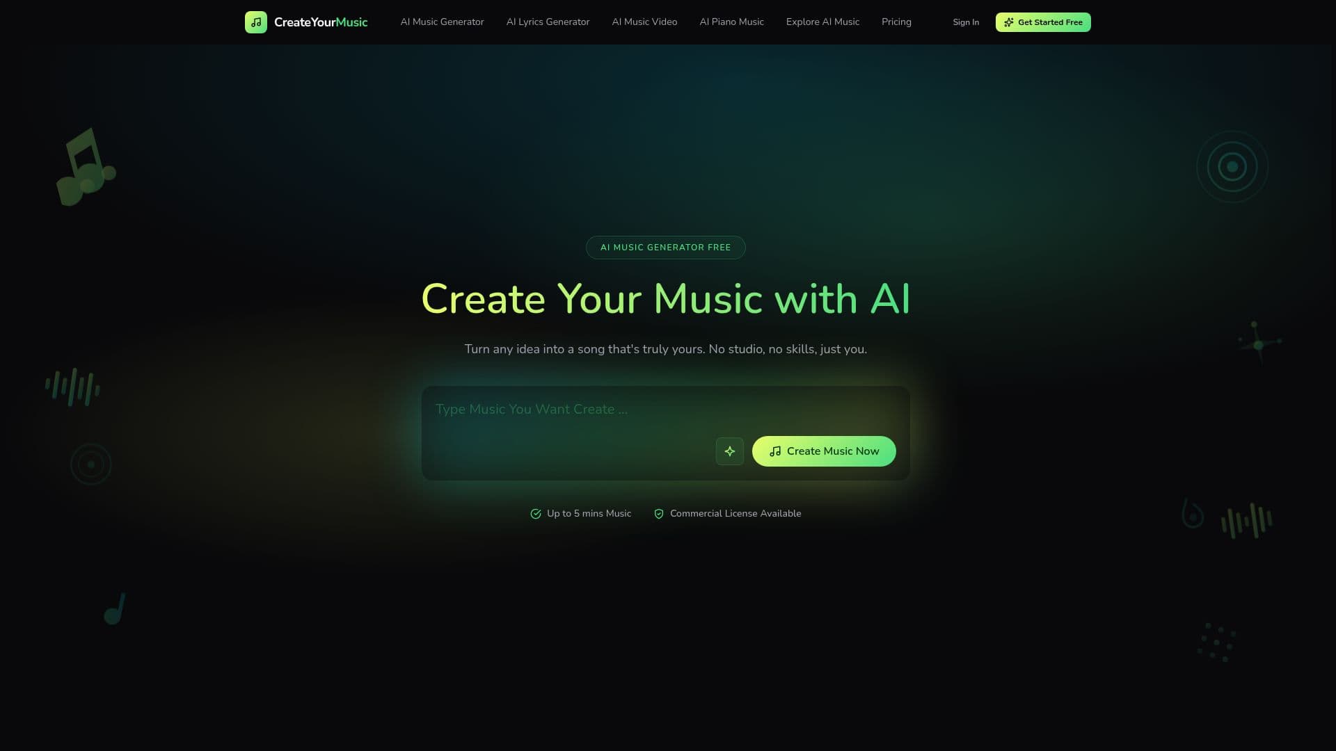 CreateYourMusic AI 截图
