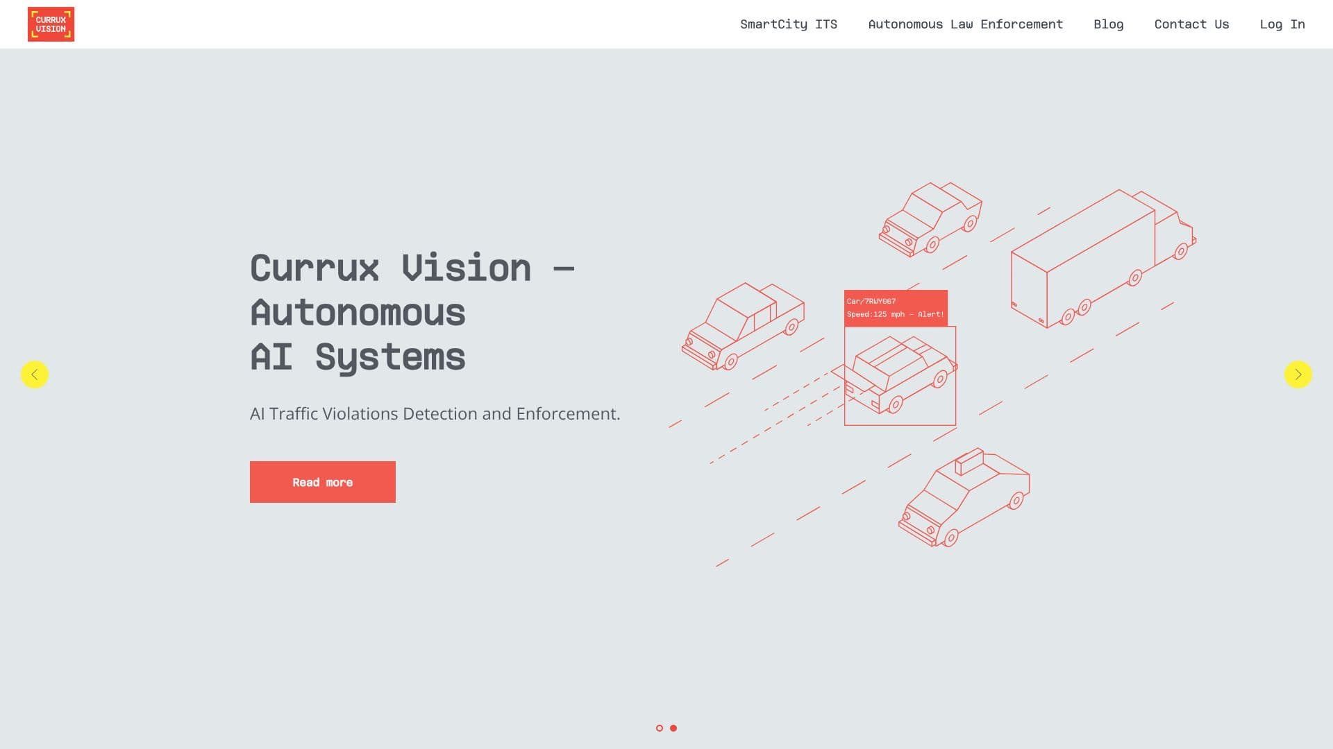 Скриншот Currux Vision Autonomous AI Systems