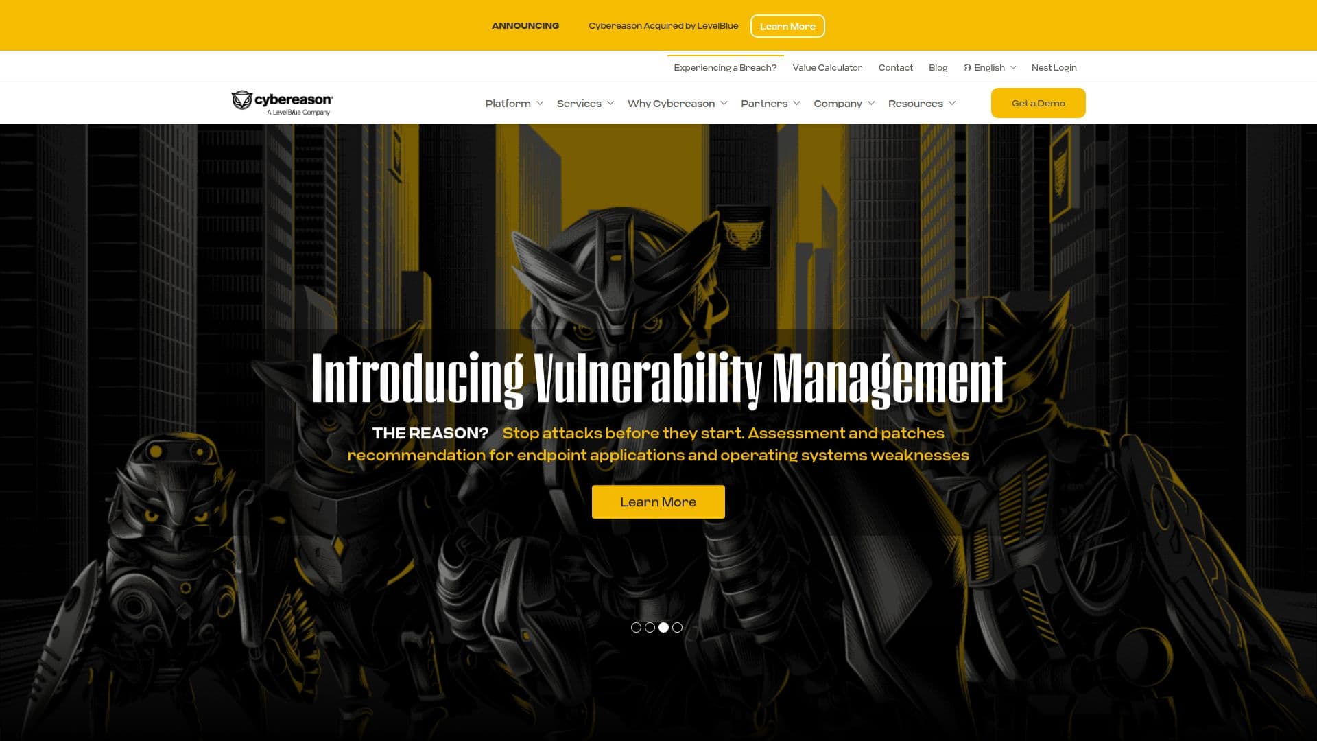 Cybereason - KI-gesteuerte XDR-Plattform screenshot