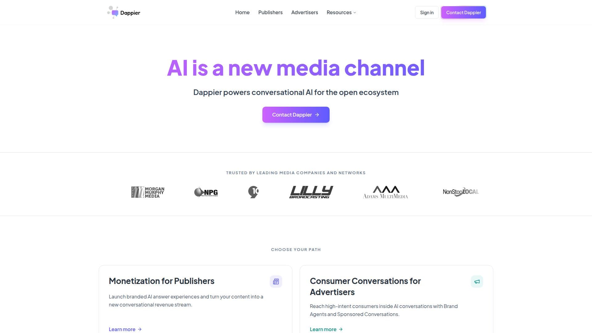 لقطة شاشة لـ Dappier