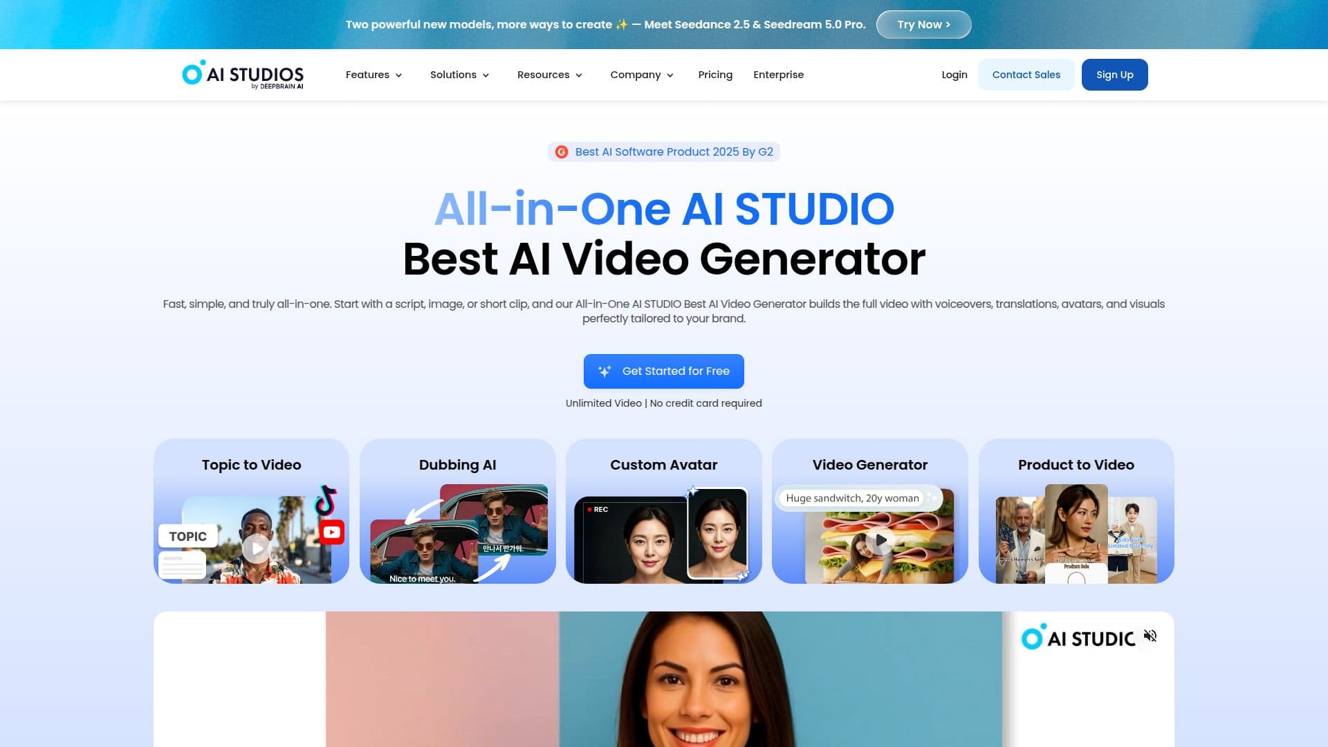 Capture d’écran de AI STUDIOS