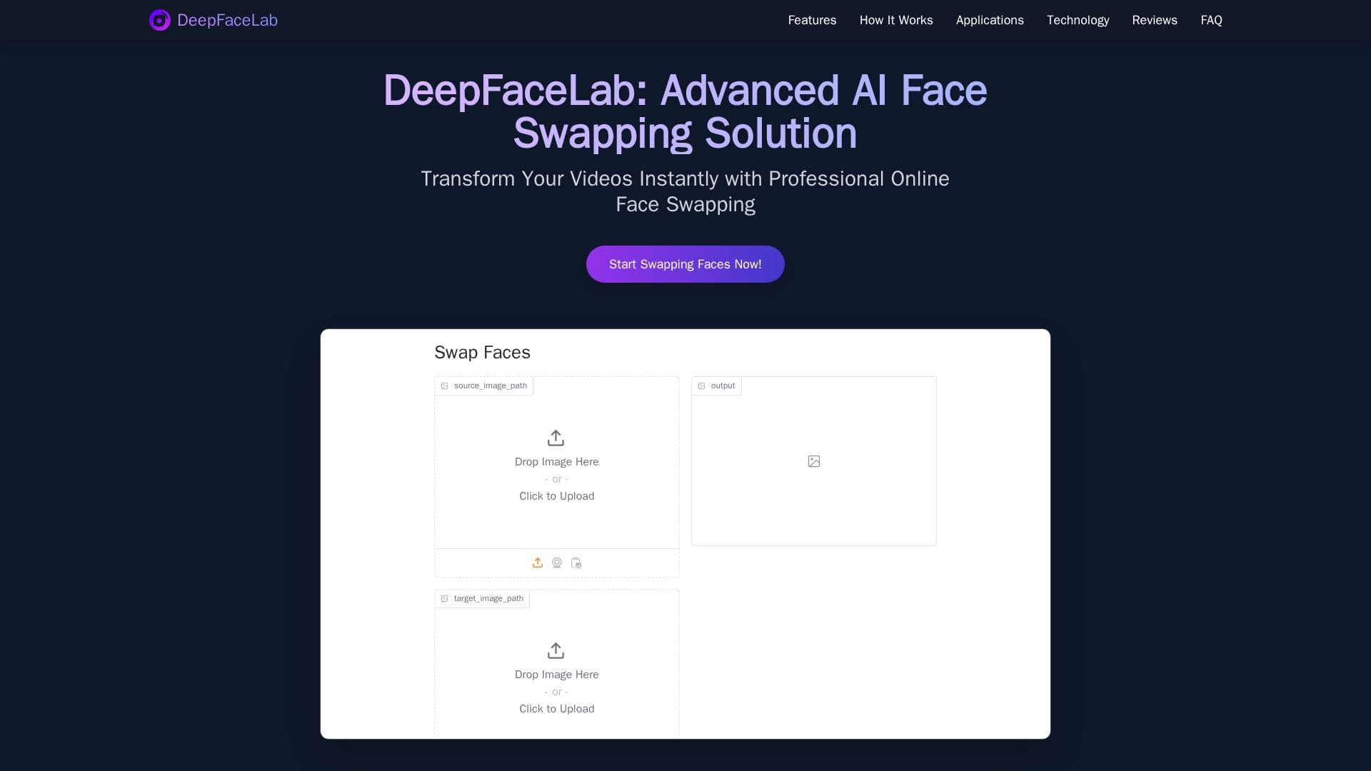 DeepFaceLab screenshot