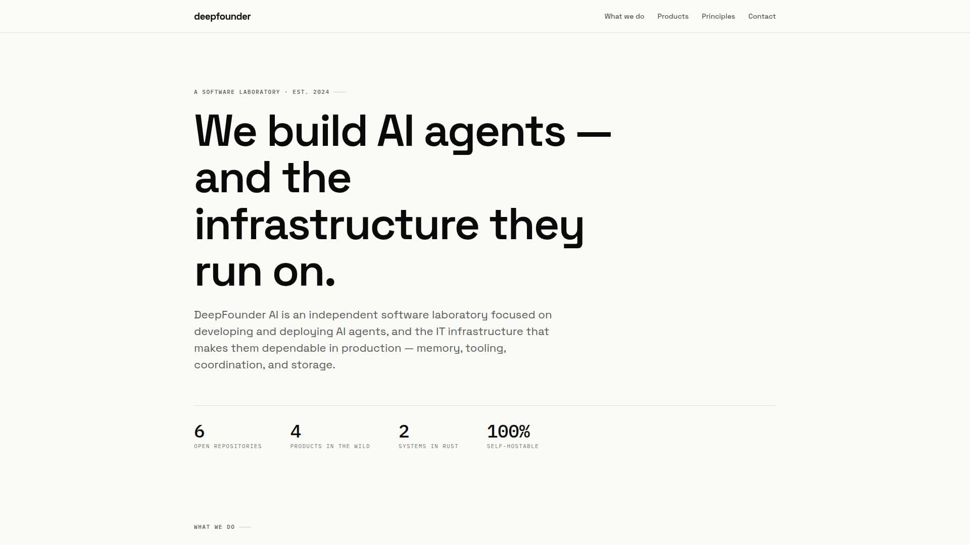 Capture d’écran de DeepFounder AI