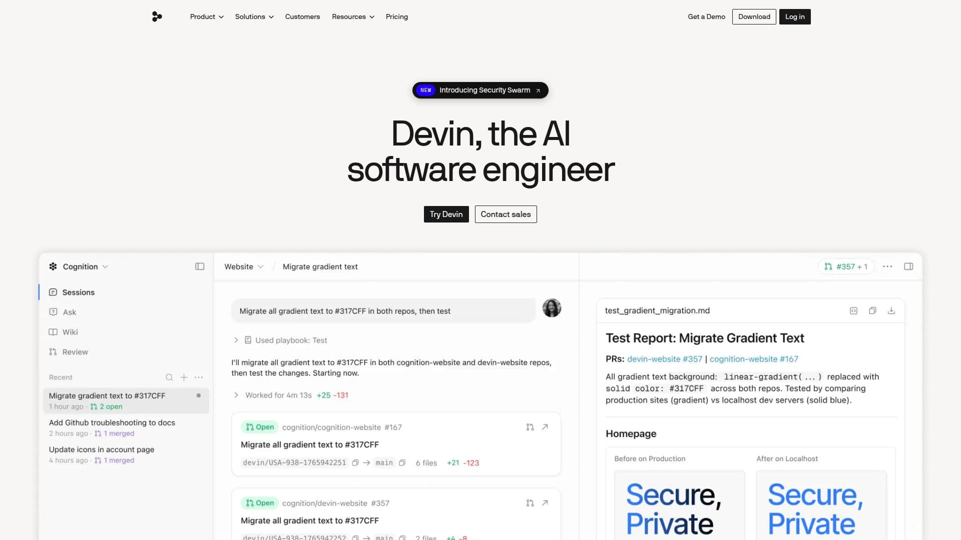 Captura de pantalla de Devin | El Ingeniero de Software AI