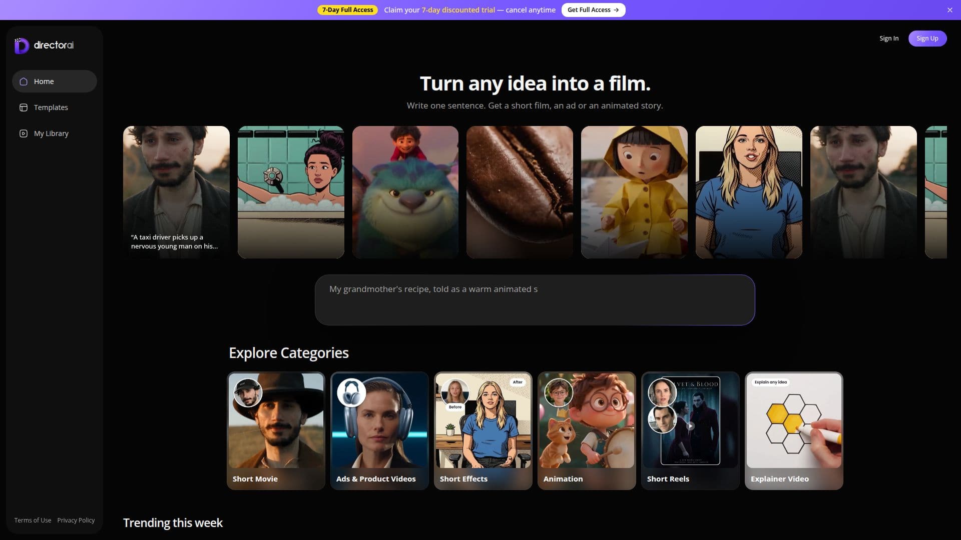 DirectorAI screenshot