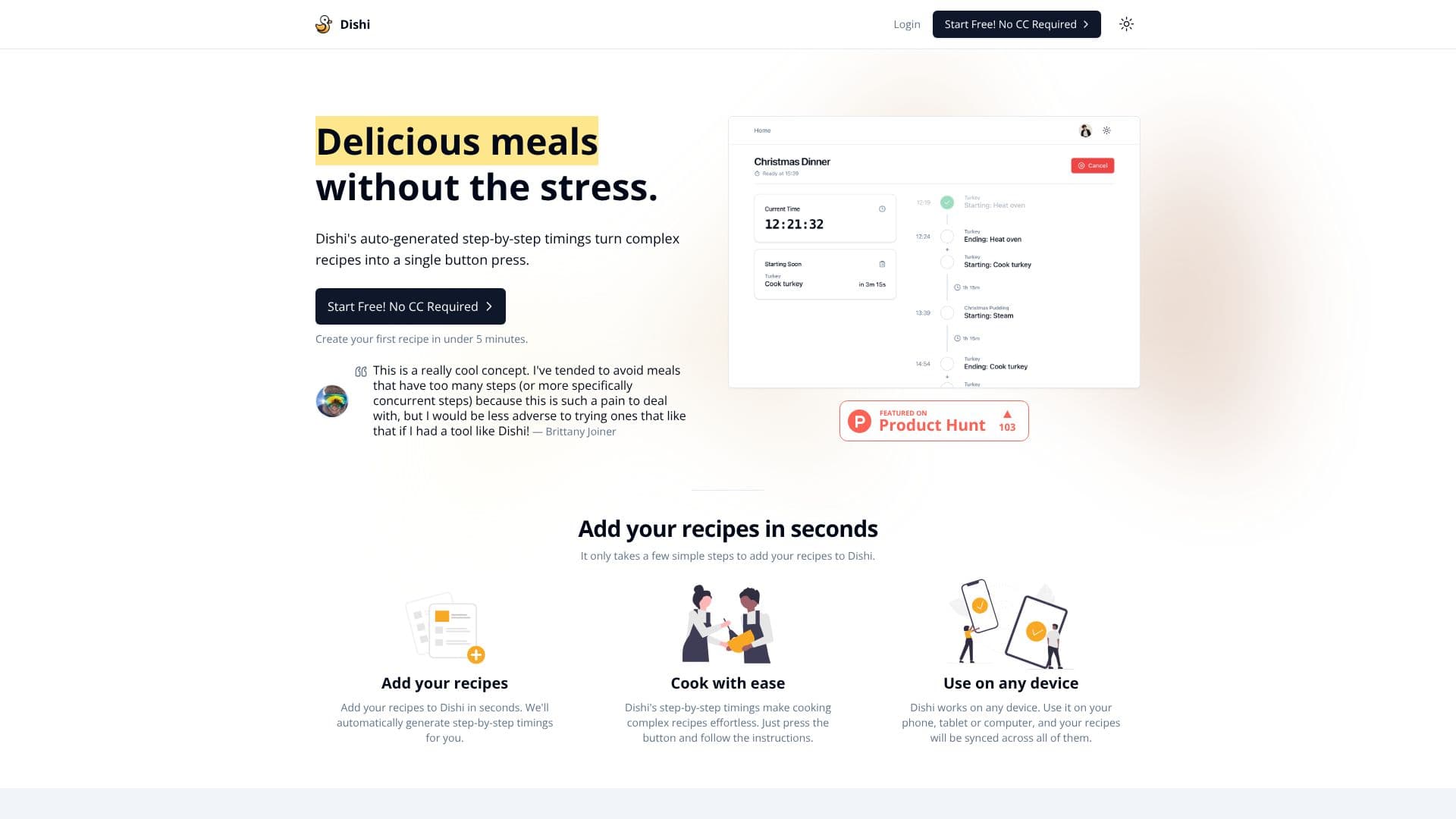 Captura de pantalla de Dishi - El Temporizador para Preparación de Comidas