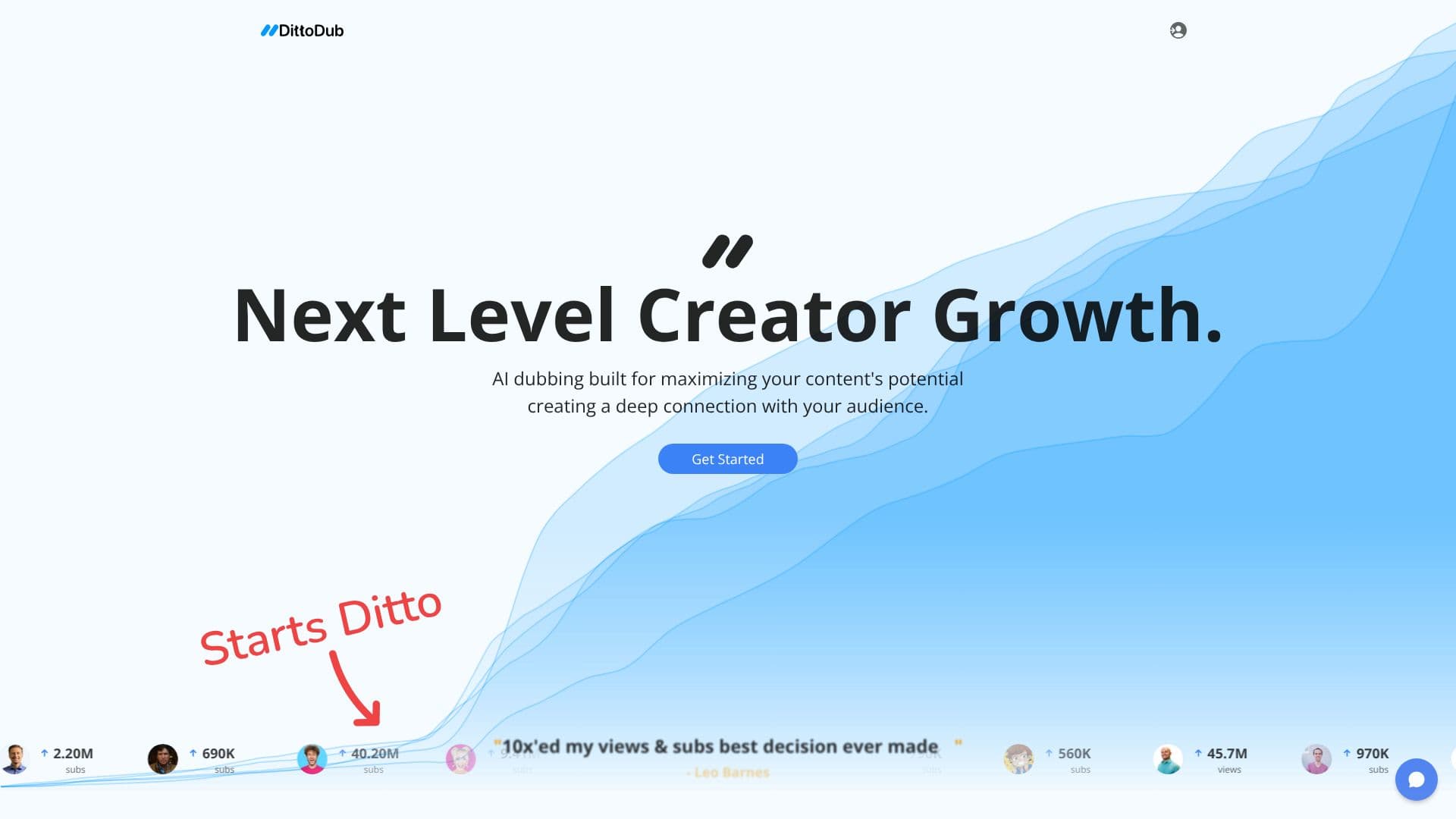 Capture d’écran de DittoDub AI Dubbing