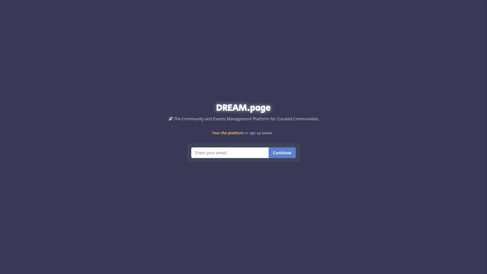 DREAM.page 스크린샷