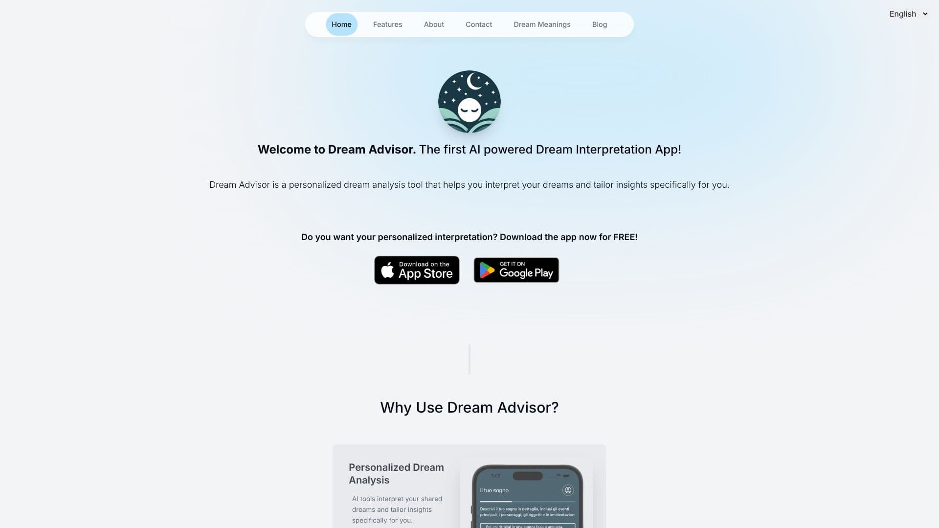 لقطة شاشة لـ Dream Advisor