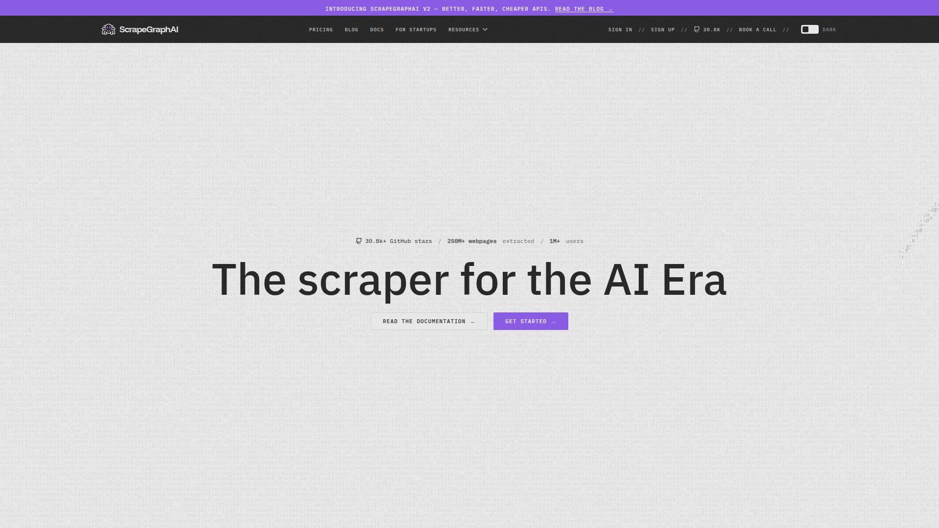 لقطة شاشة لـ ScrapeGraphAI