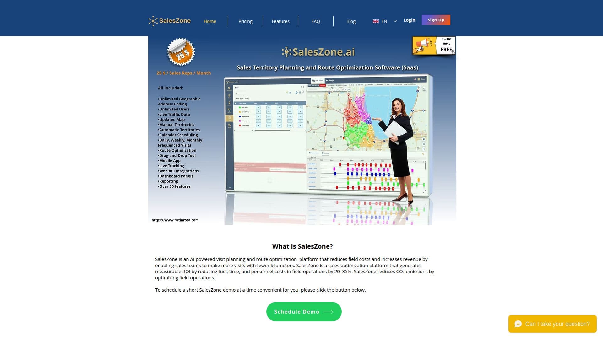 لقطة شاشة لـ Dynaroute