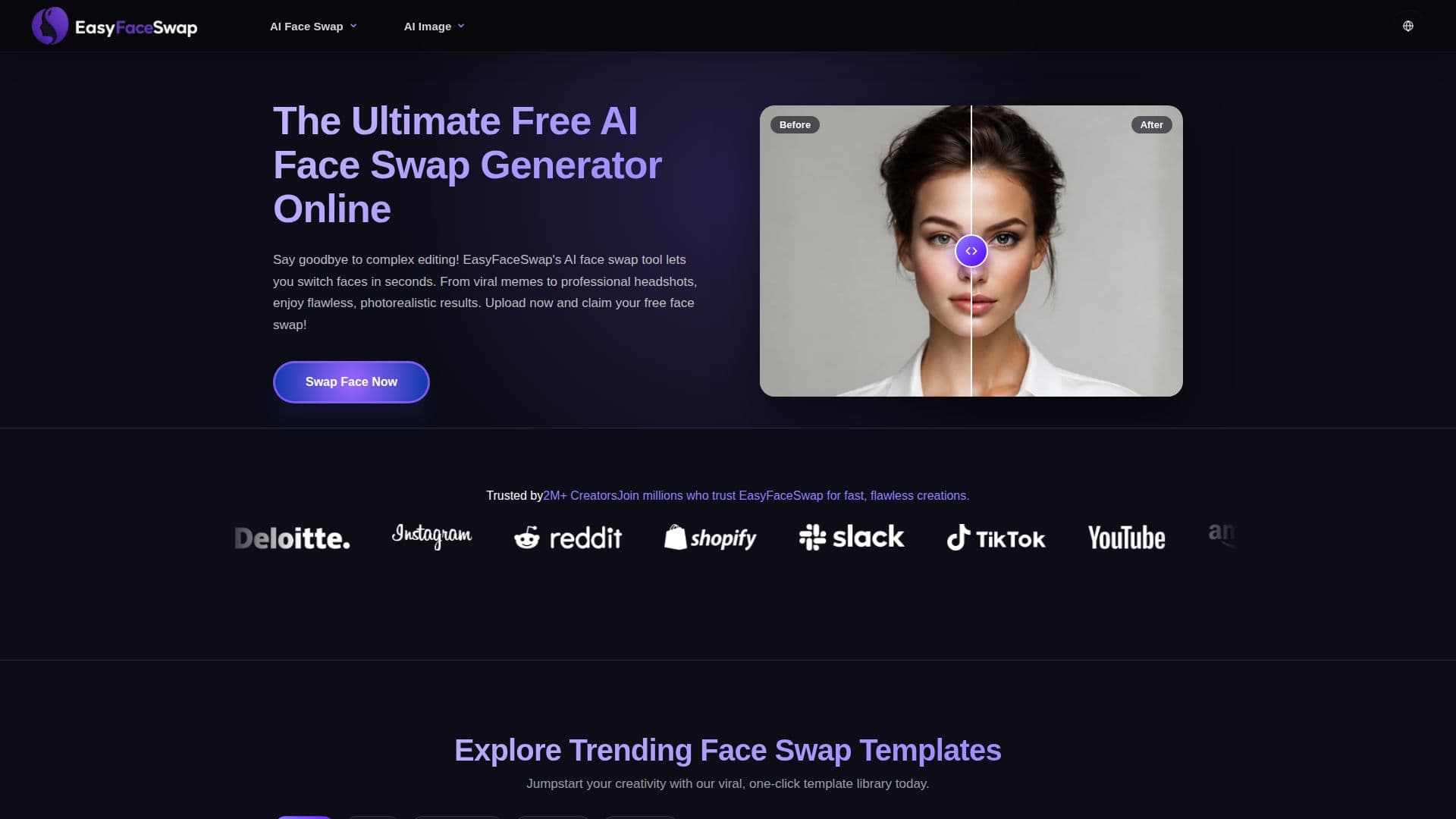 EasyFaceSwap screenshot