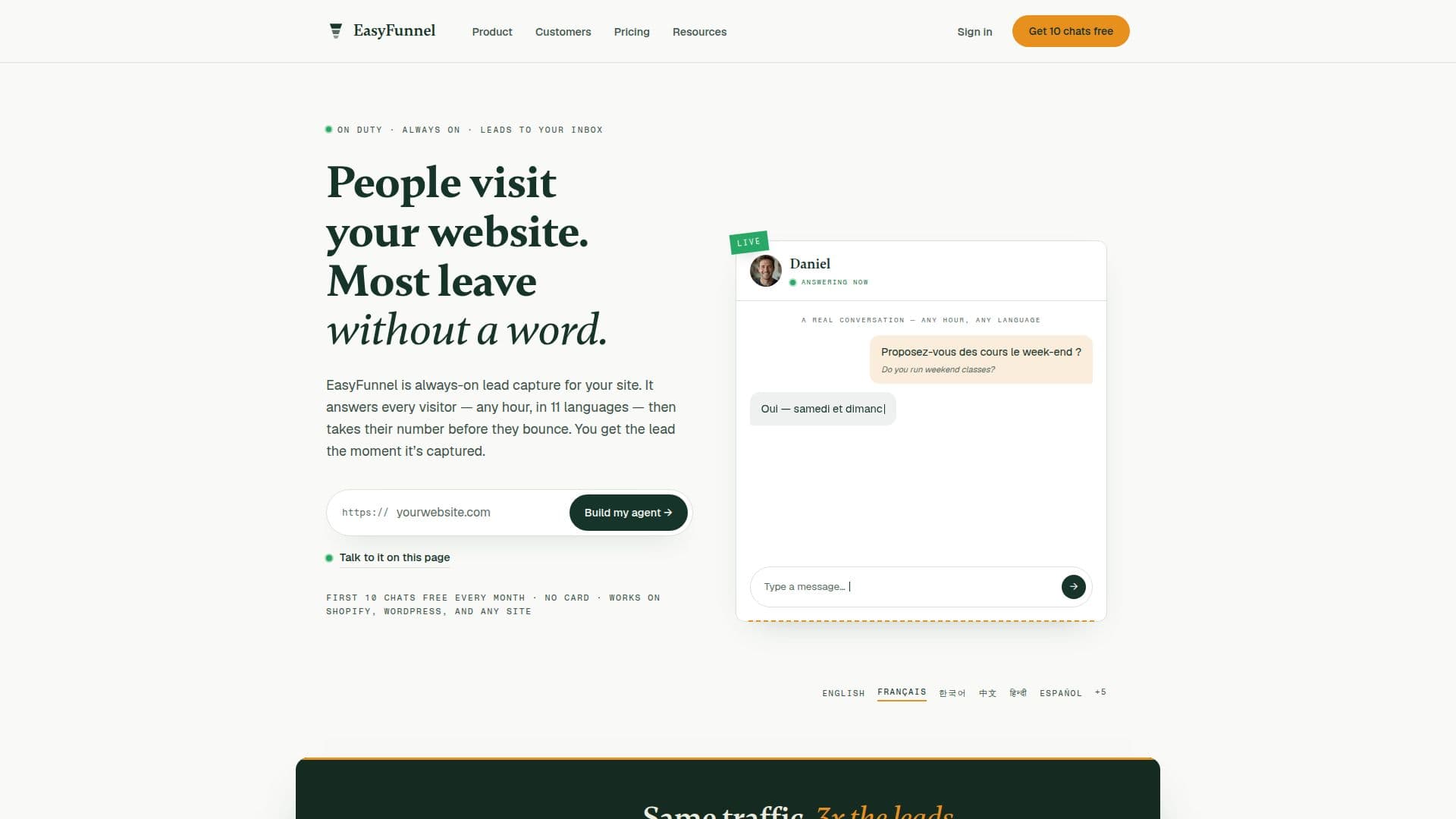 EasyFunnel screenshot