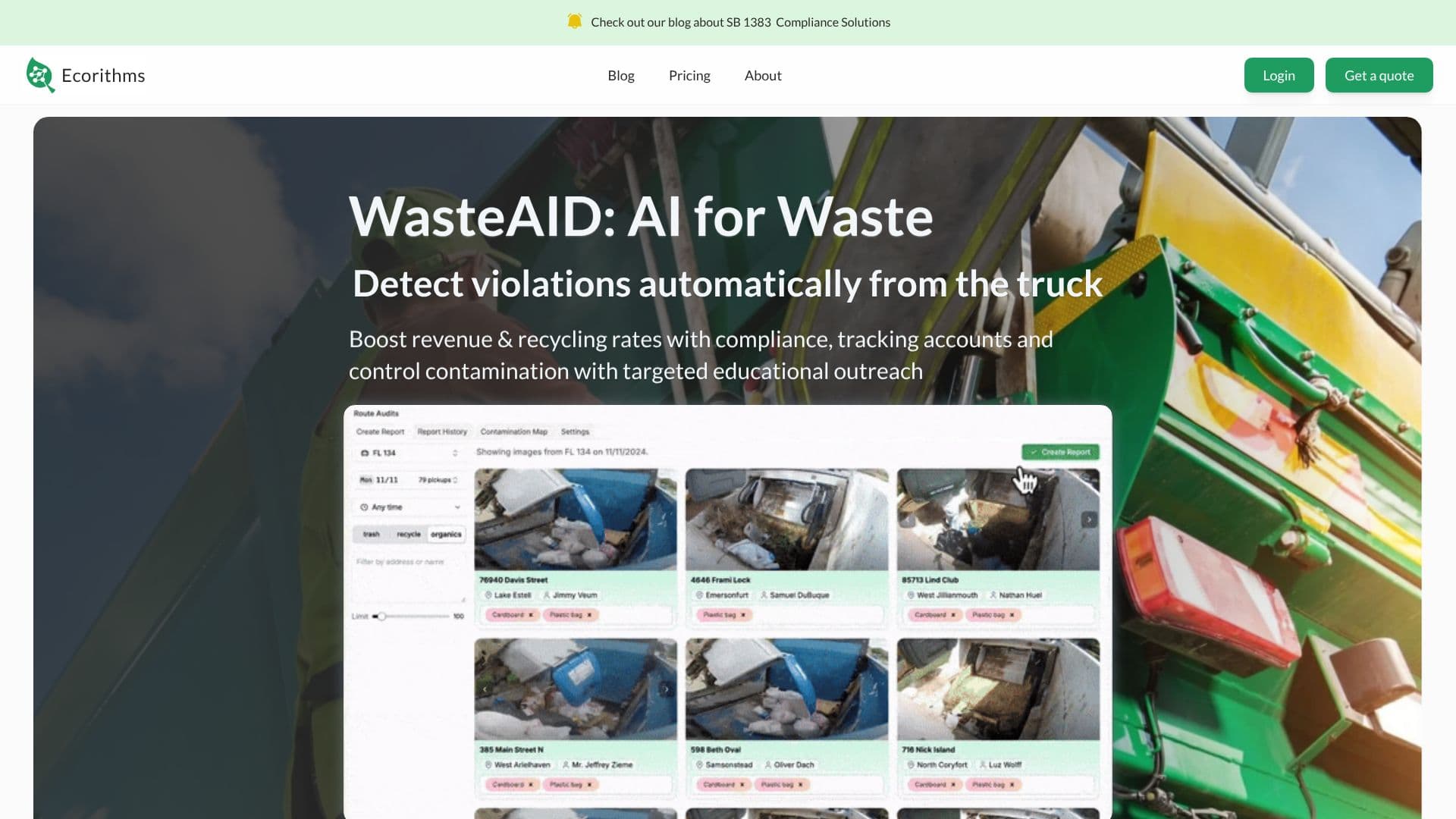 WasteAID by Ecorithms screenshot