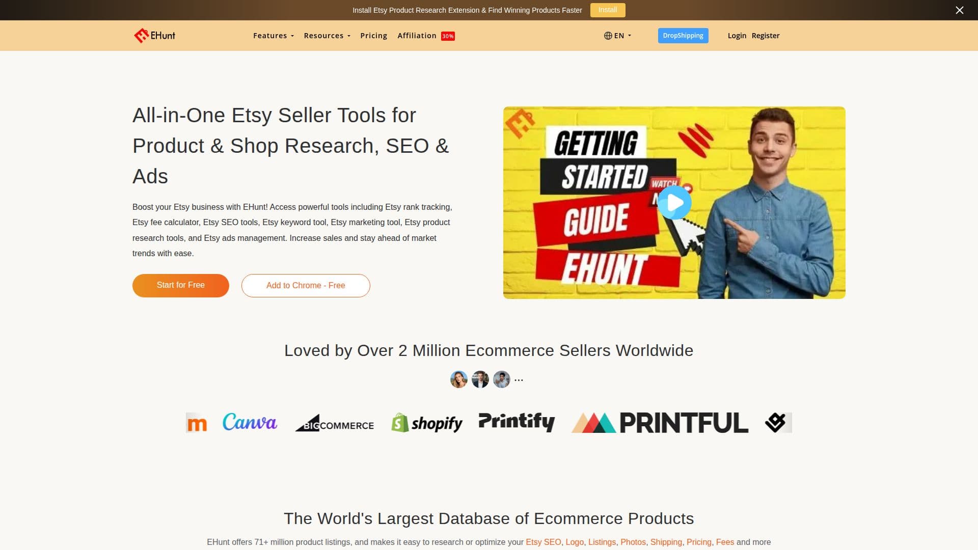 EHunt screenshot