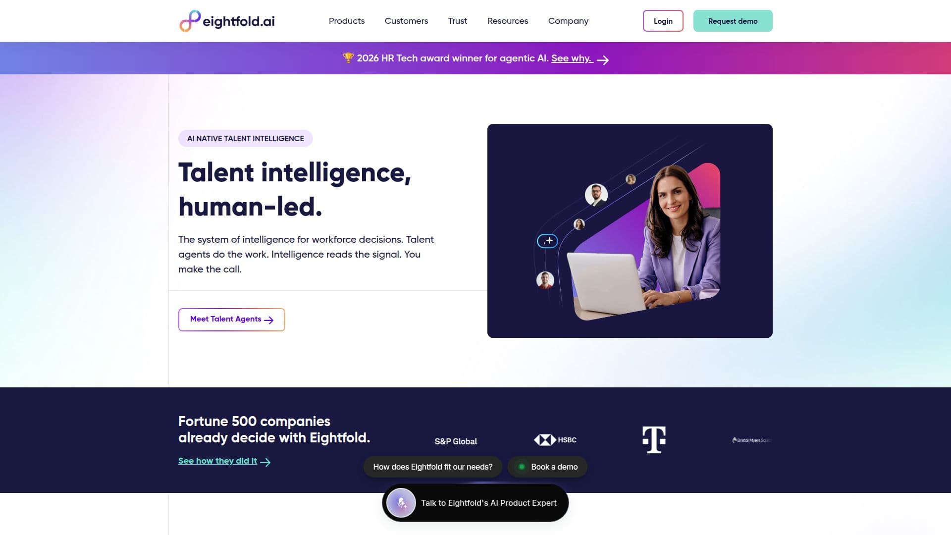 Eightfold AI 스크린샷