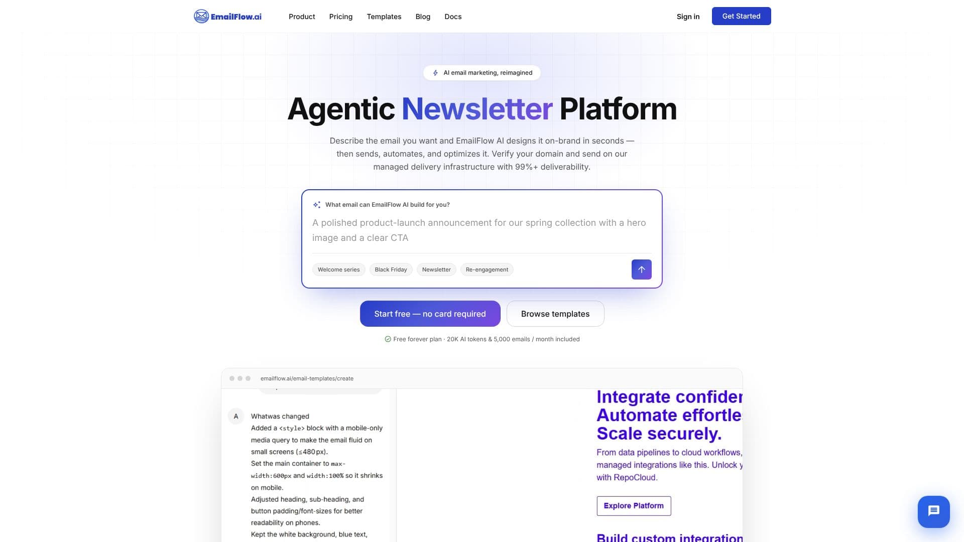 EmailFlow AI screenshot