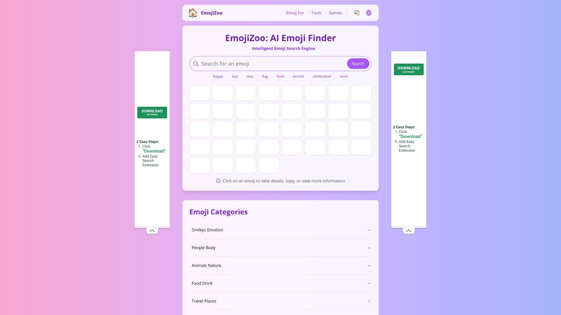 Captura de pantalla de EmojiZoo - Buscador de Emojis con IA