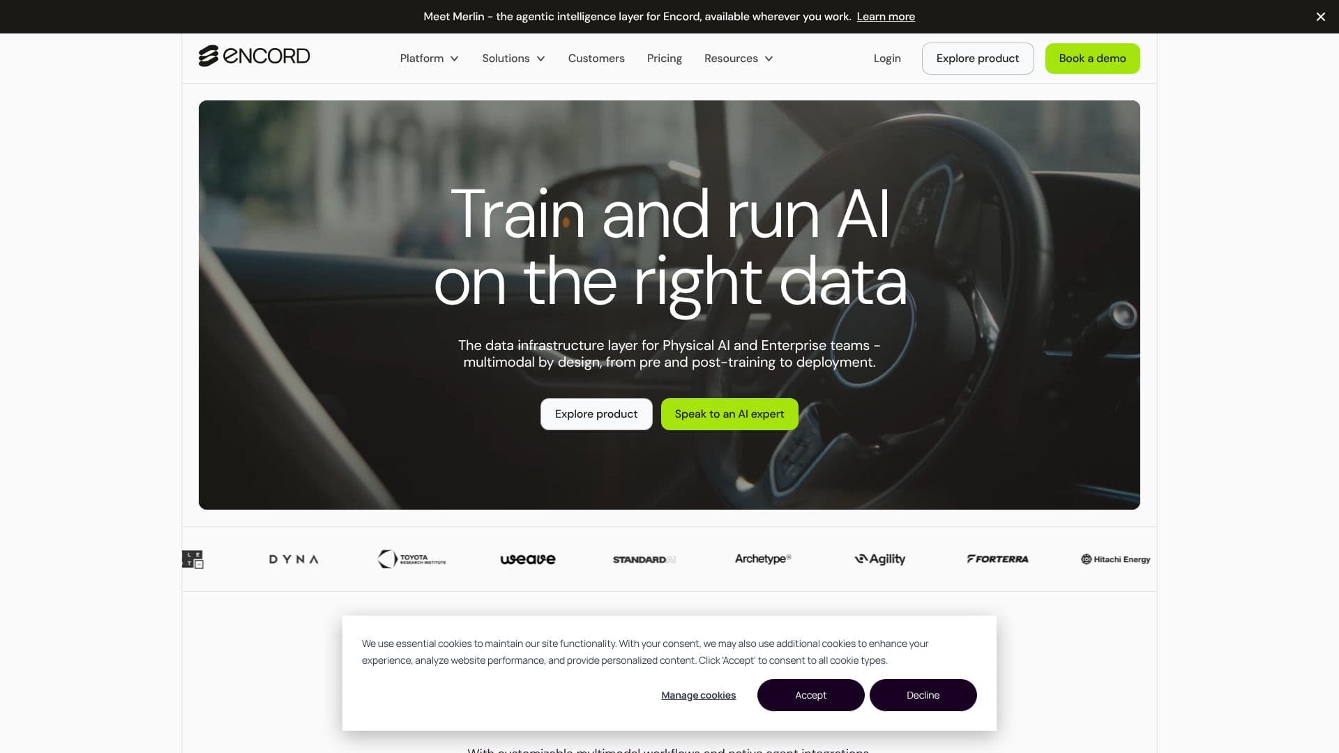 Encord screenshot