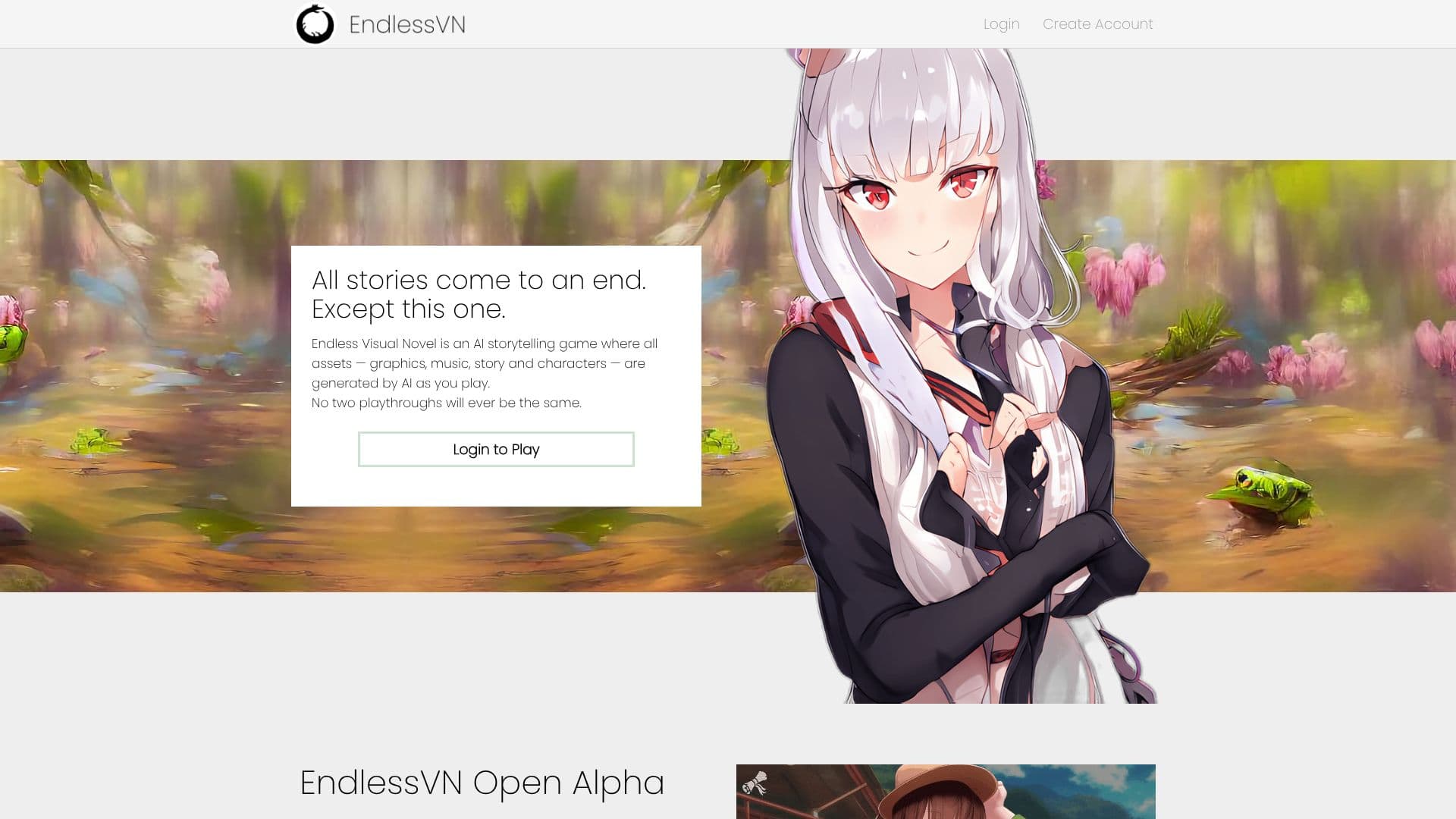 Endless Visual Novel 스크린샷