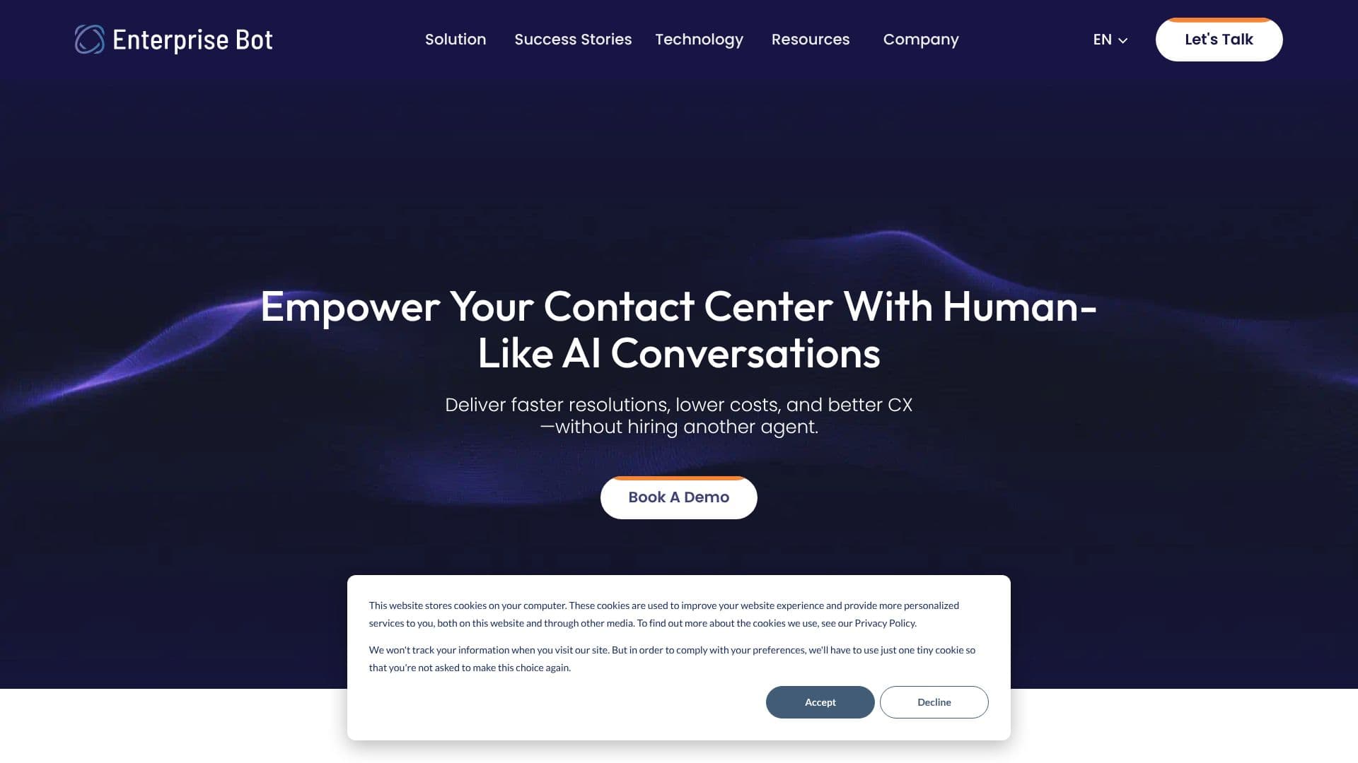 Скриншот Enterprise Bot