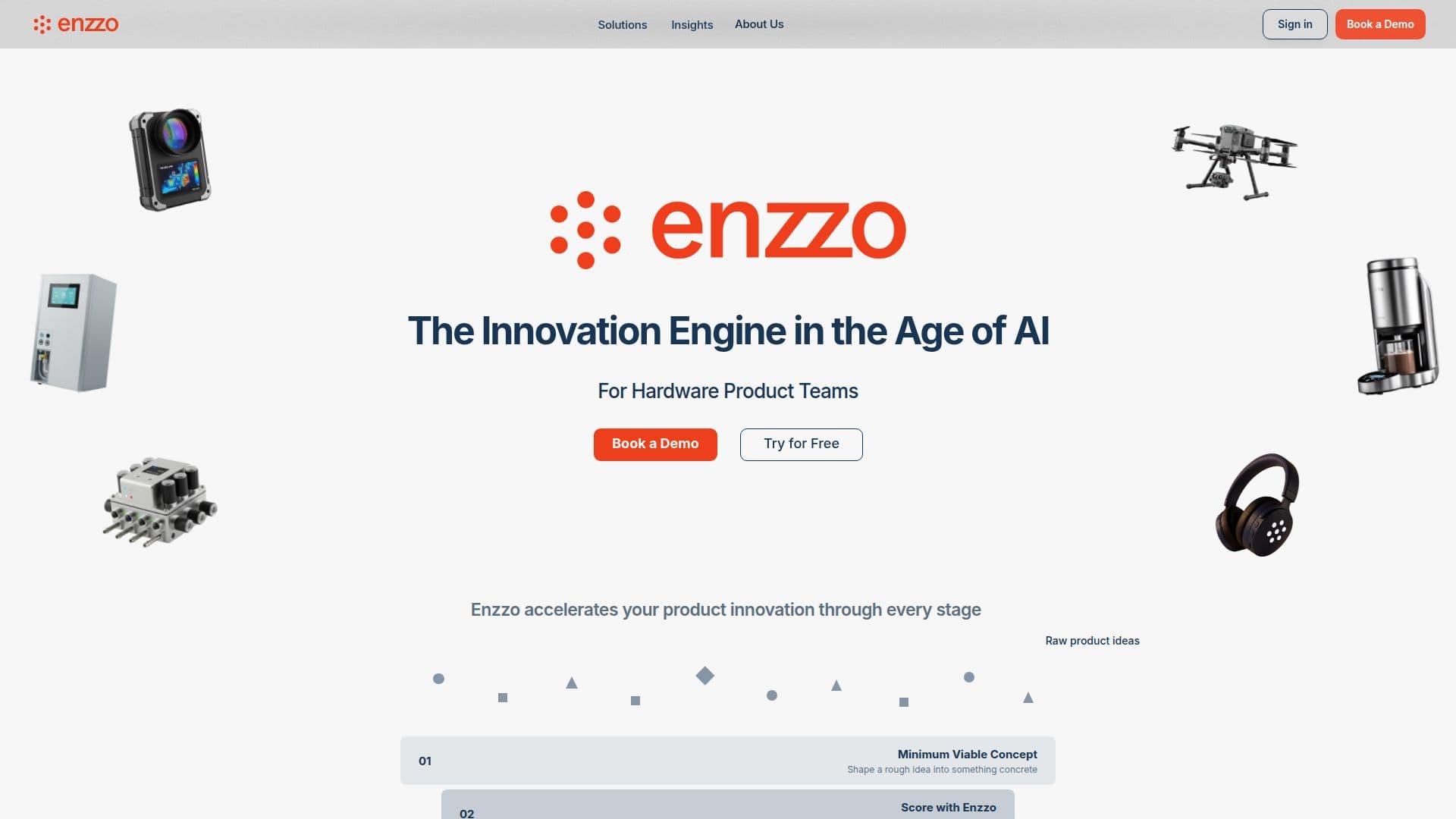 Screenshot von Enzzo AI
