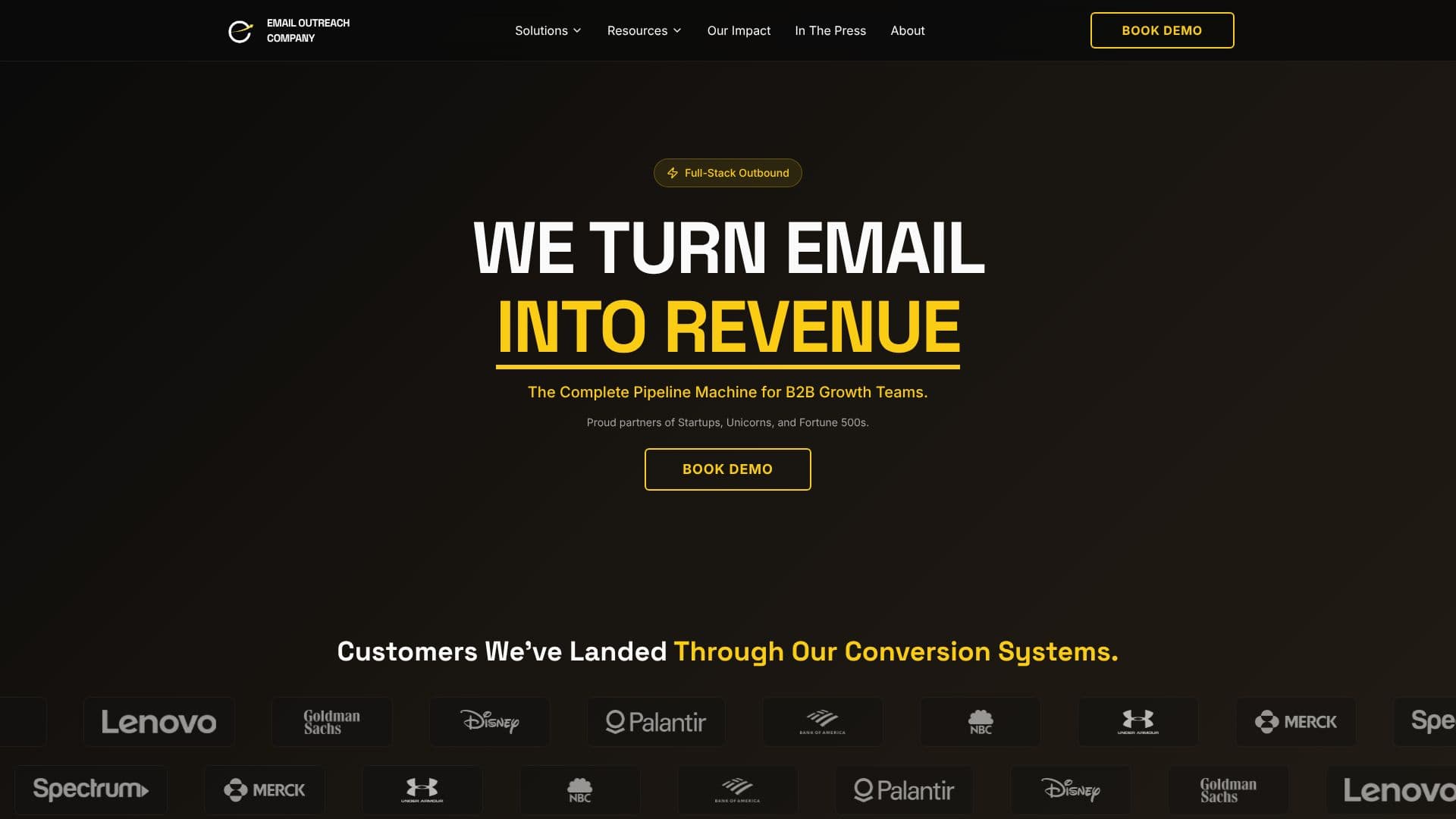 Email Outreach Company のスクリーンショット