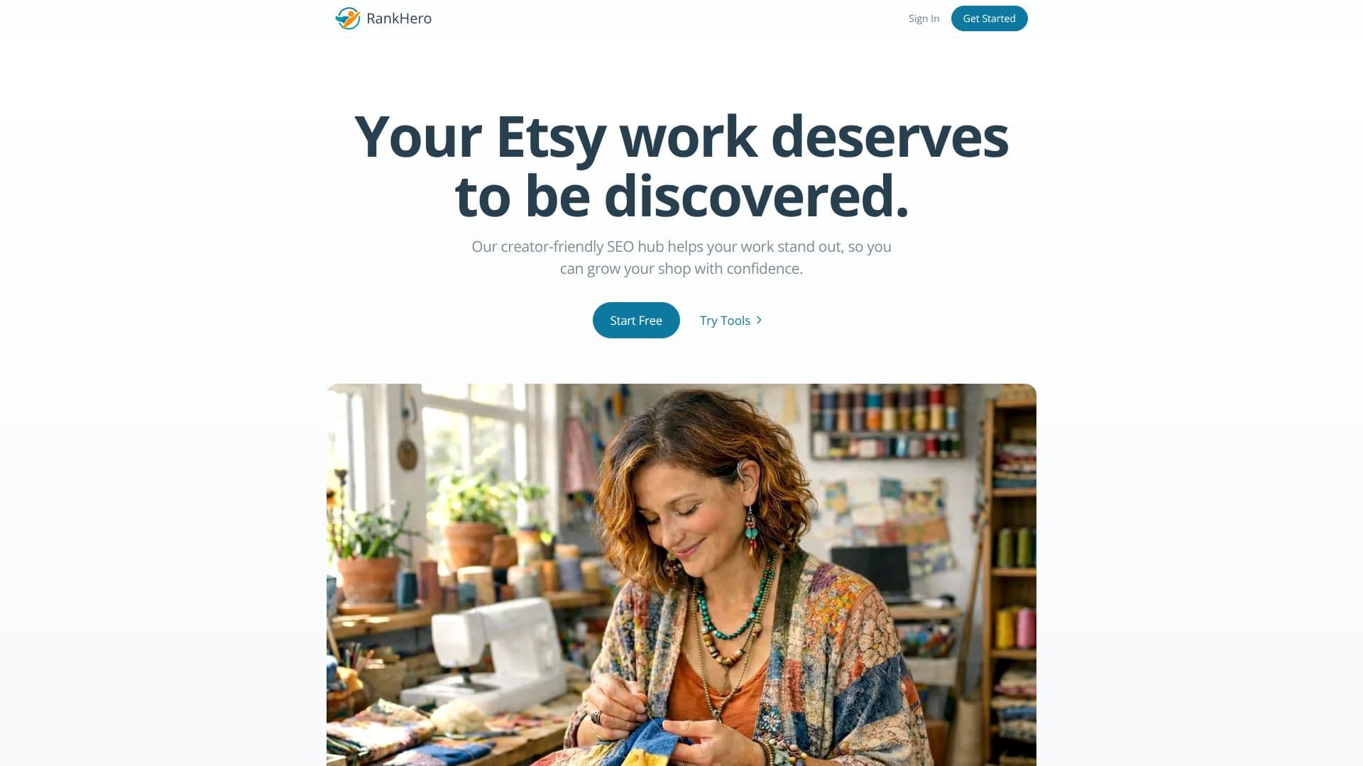 لقطة شاشة لـ RankHero - تحسين محركات البحث على Etsy
