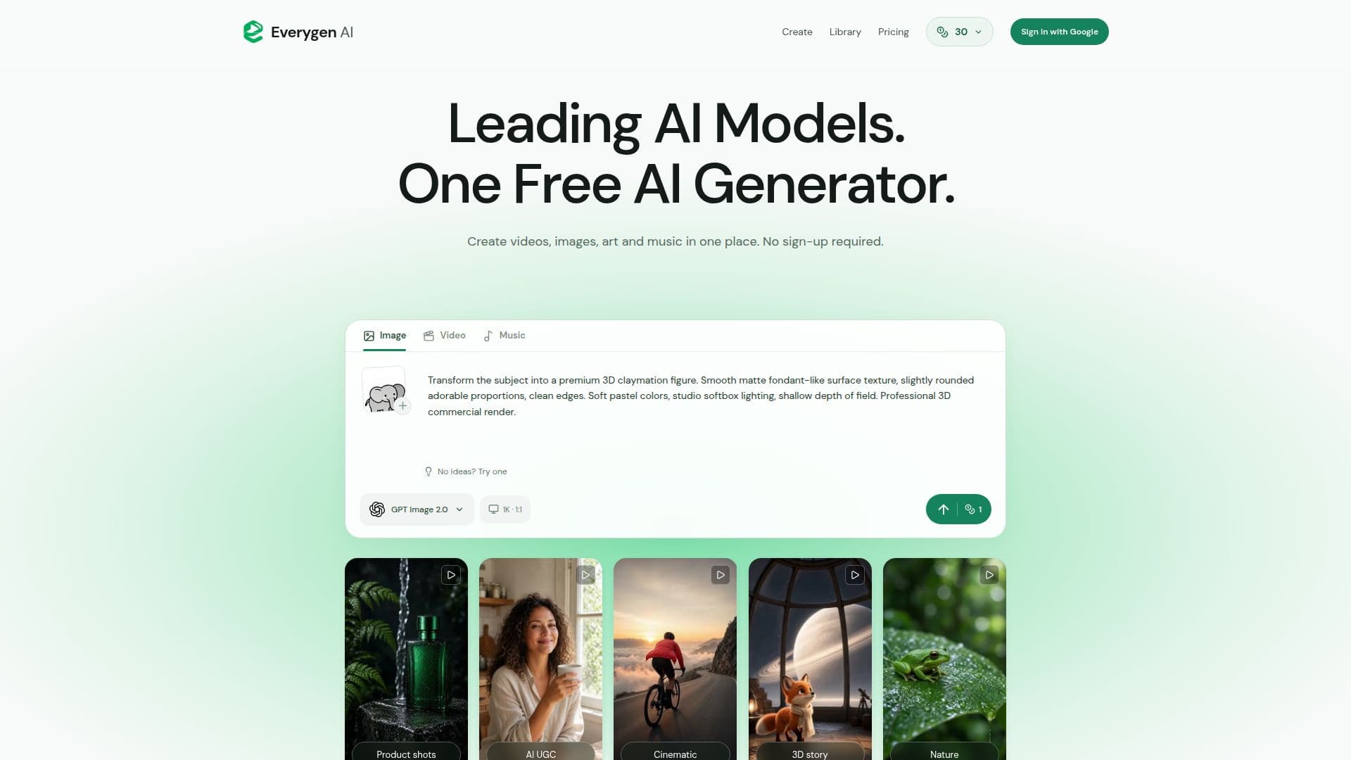 Everygen AI Studio screenshot