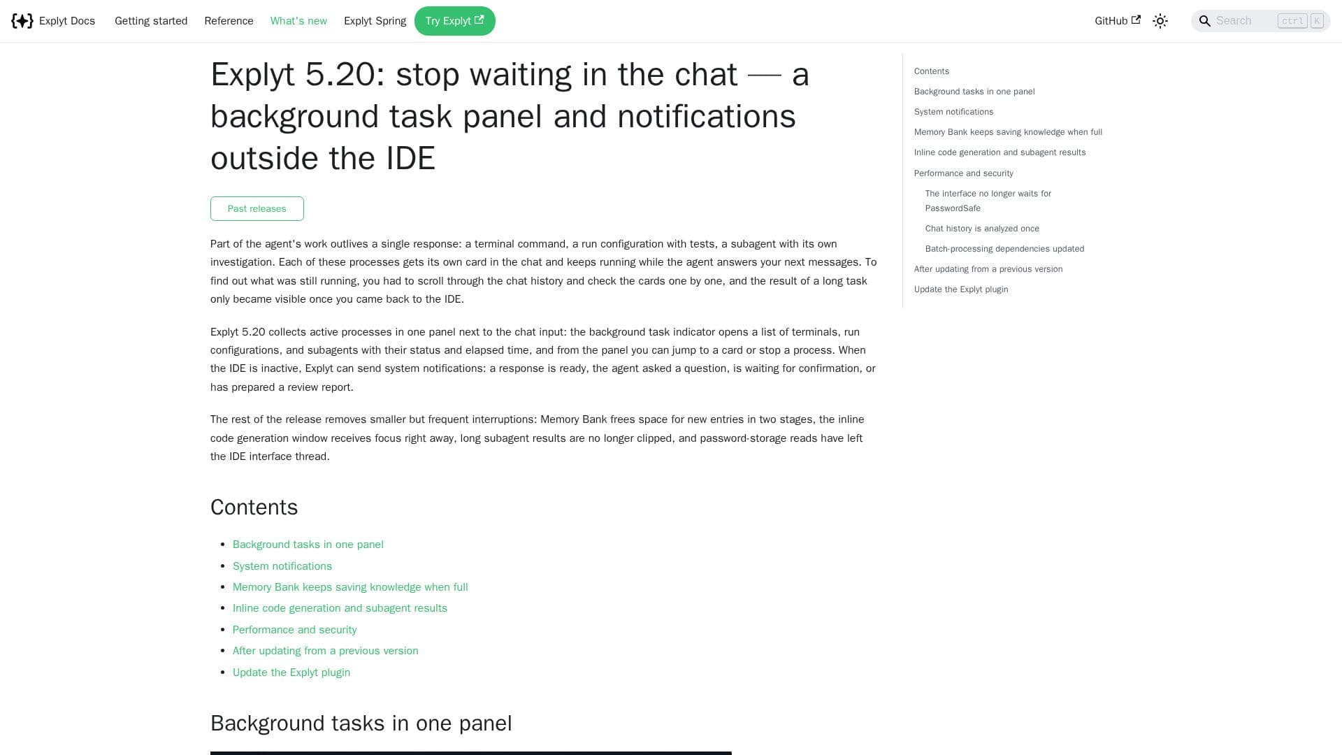 Explyt screenshot