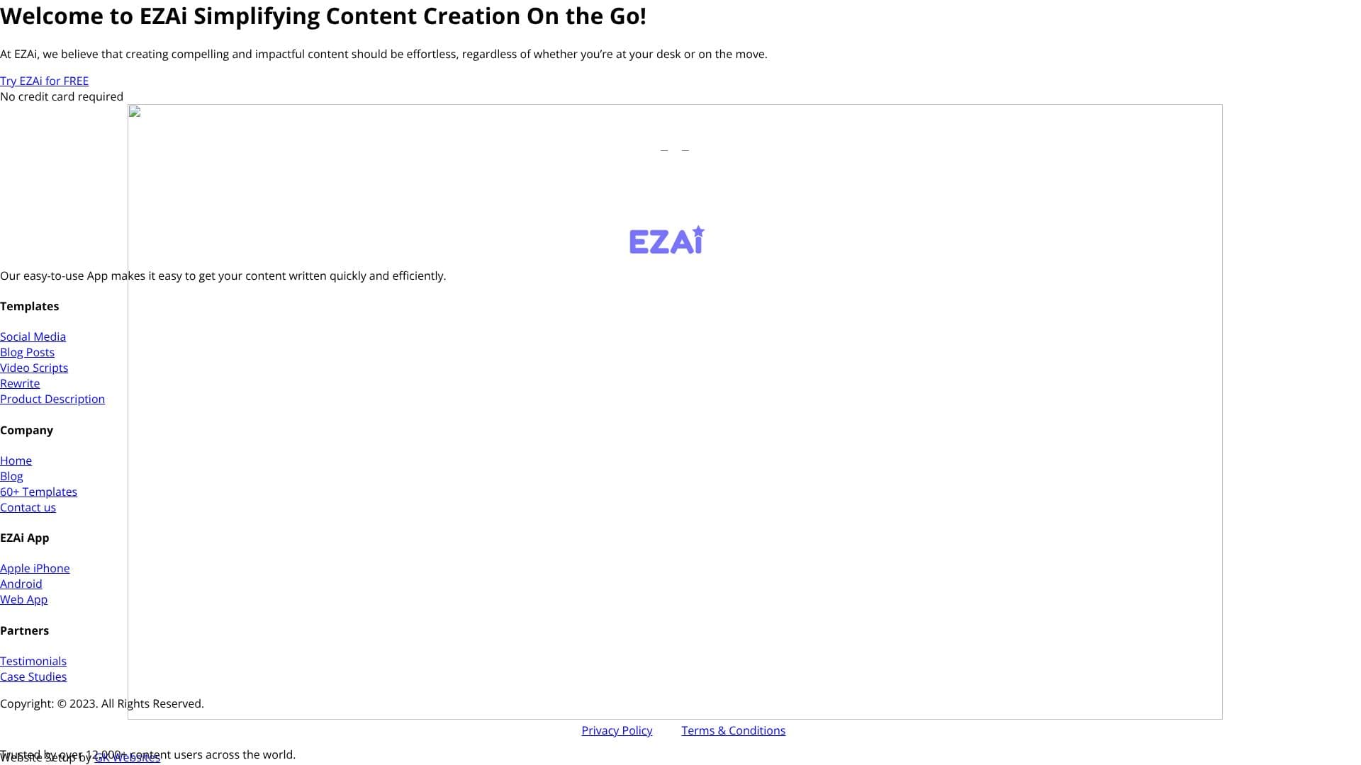 EZAi screenshot