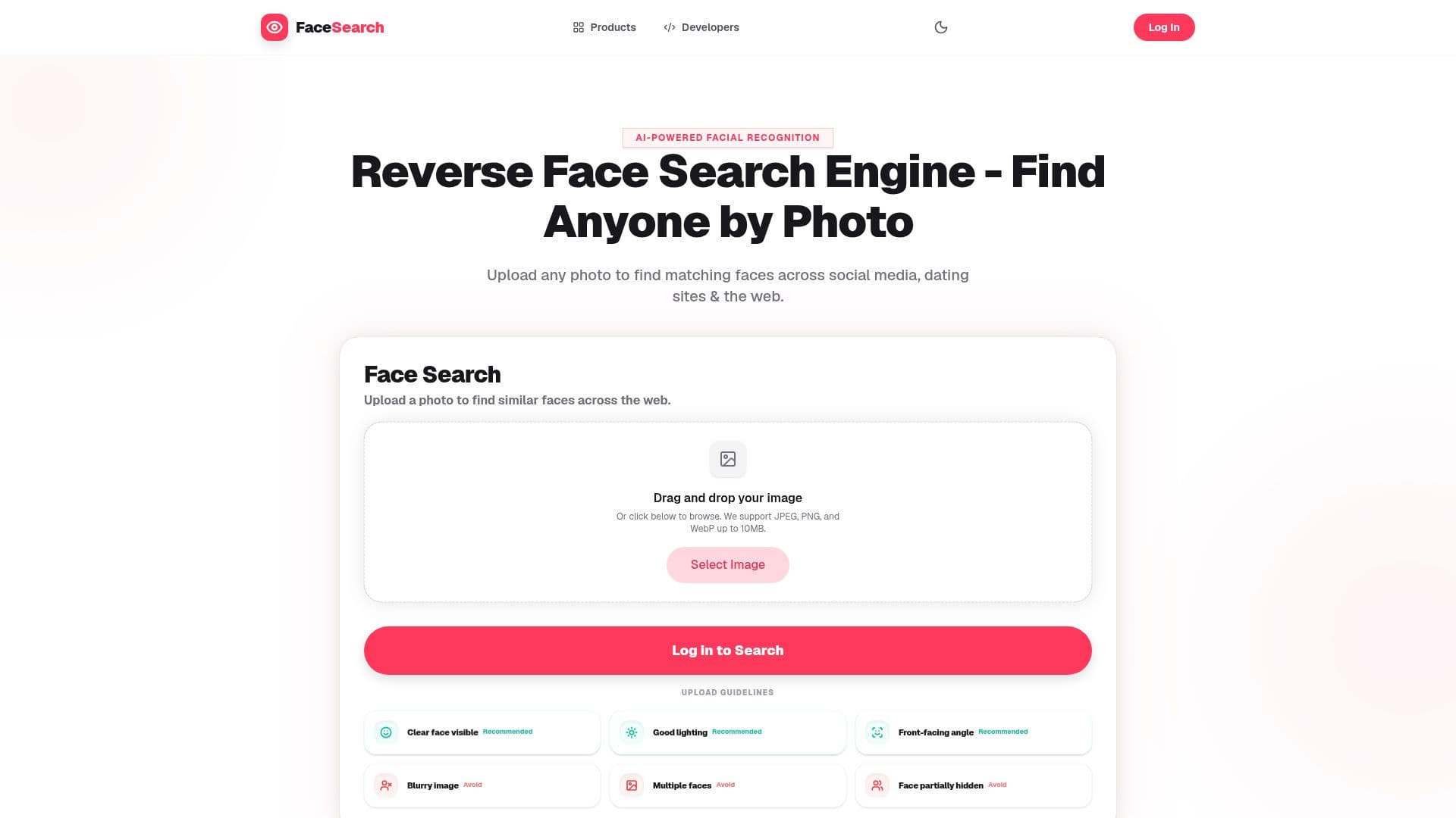 Скриншот FaceSearch