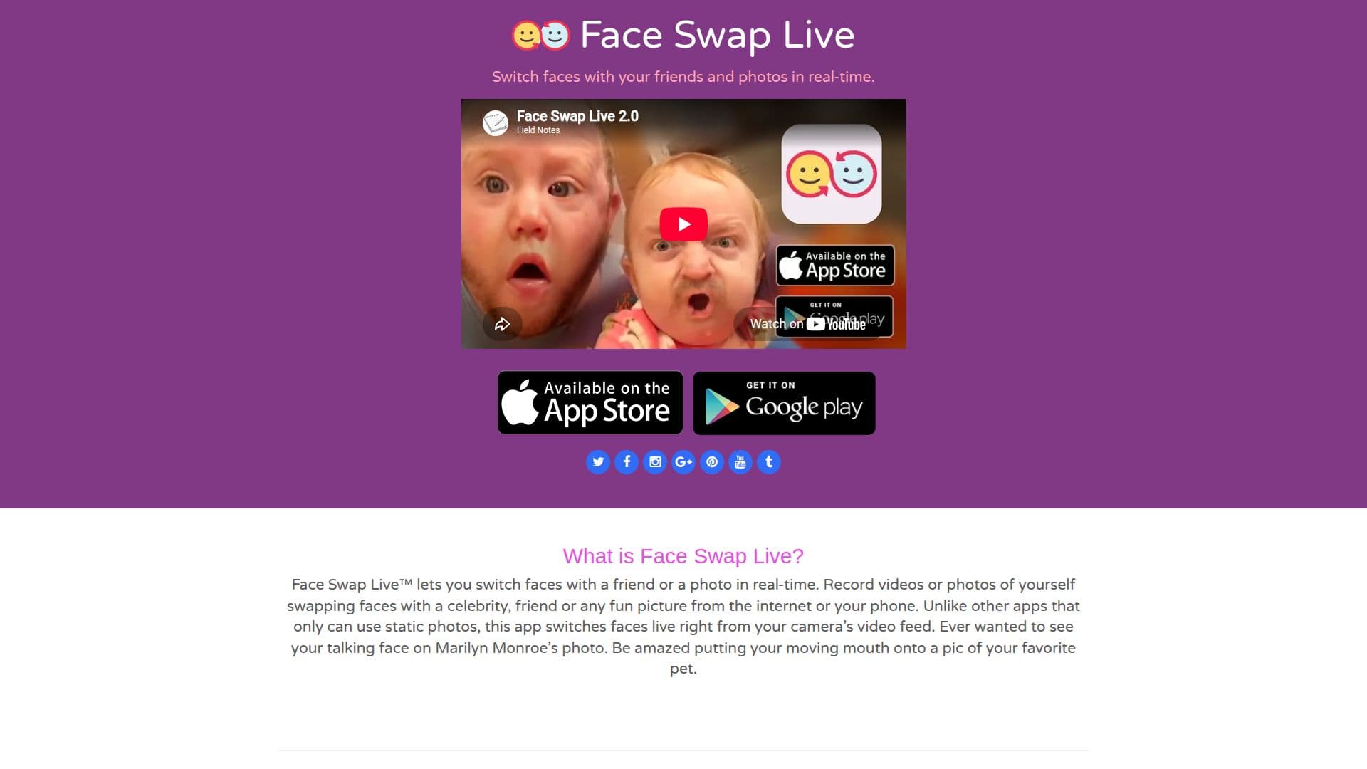 Face Swap Live screenshot
