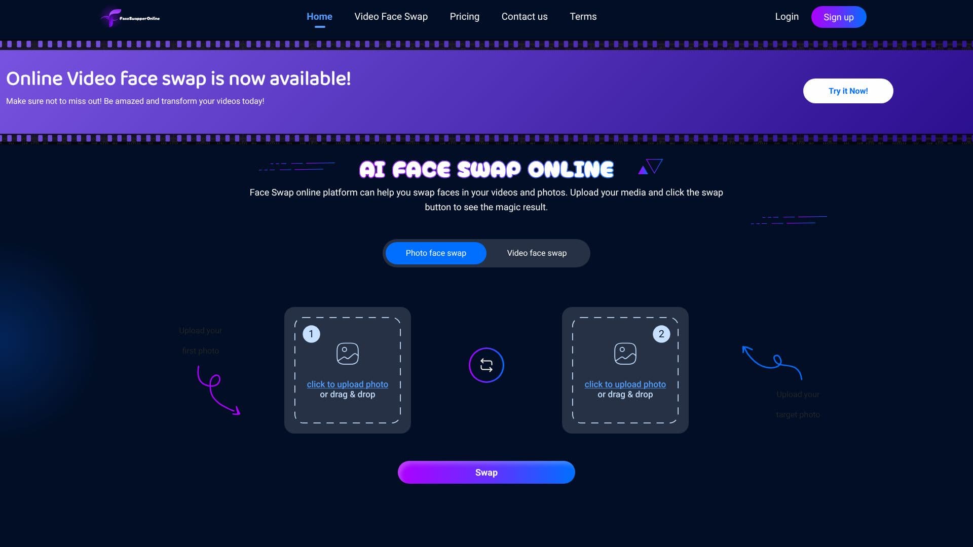 AI Face Swapper Online screenshot