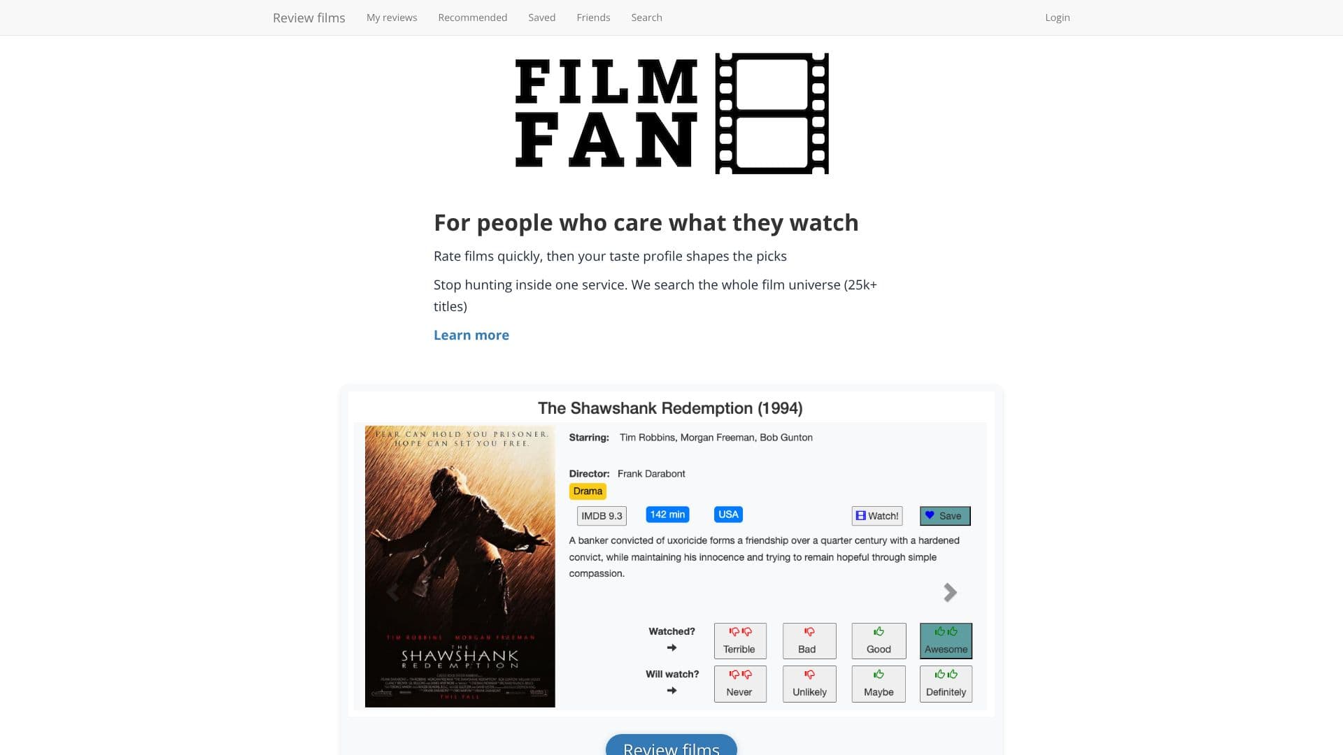 Screenshot von FilmFan