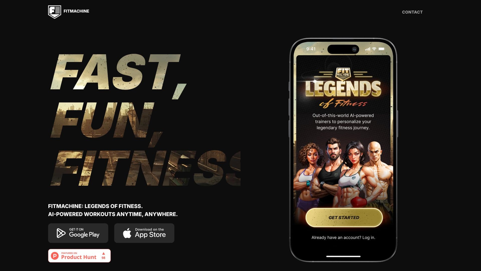 Captura de pantalla de FitMachine: Leyendas del Fitness