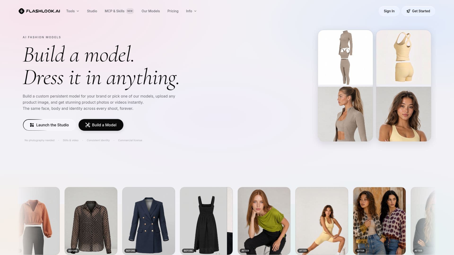 Flashlook AI - AI Fashion Models screenshot