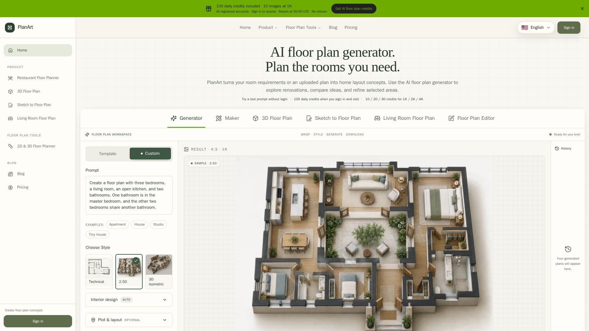 PlanArt screenshot