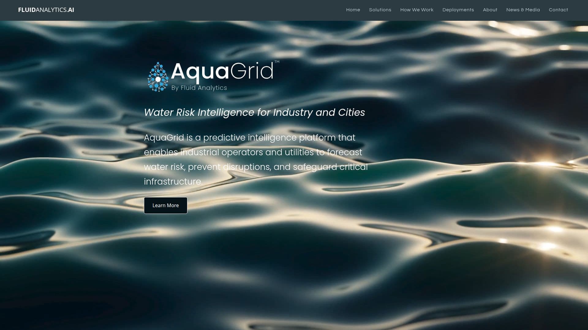 Fluid Analytics AquaGrid screenshot