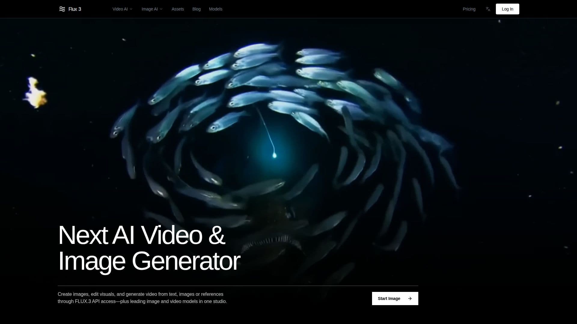 Screenshot von Flux3: KI-Bild- und Video-Generator