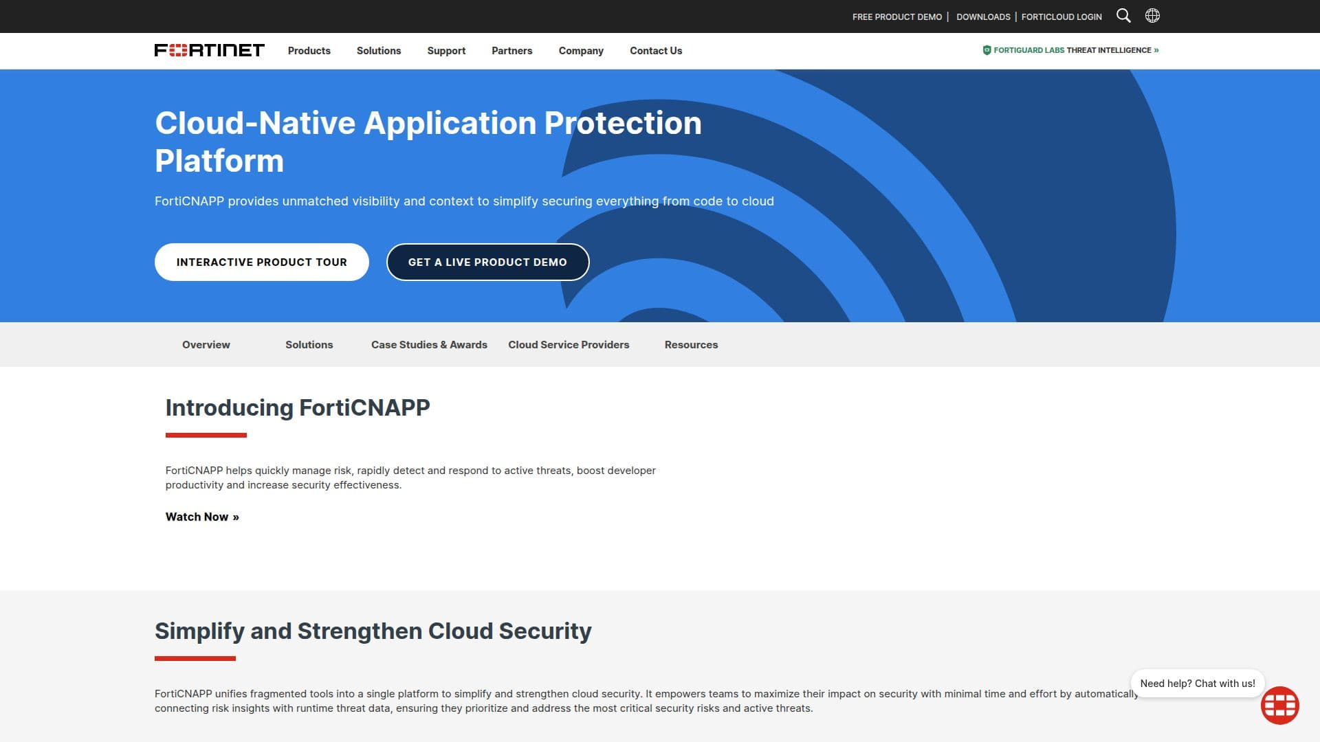 Lacework FortiCNAPP screenshot
