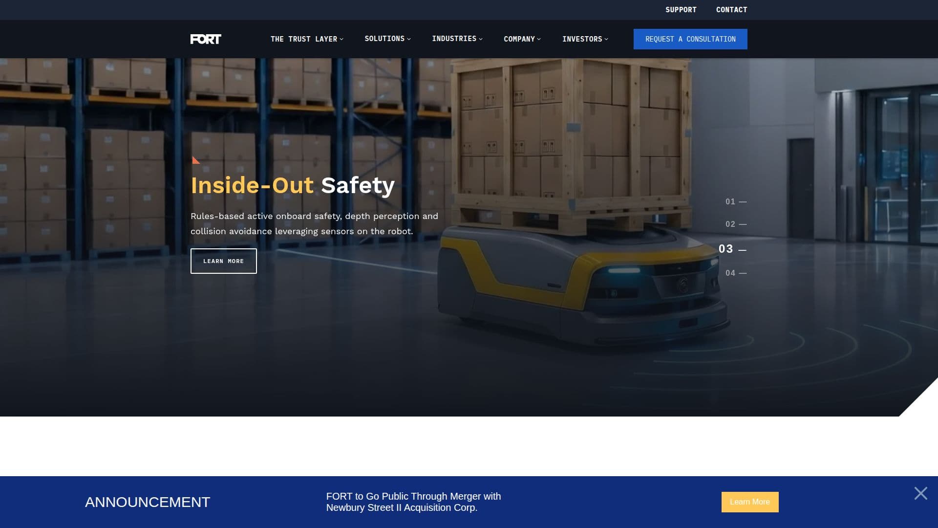FORT Robotics: طبقة الثقة للذكاء الاصطناعي الفيزيائي screenshot