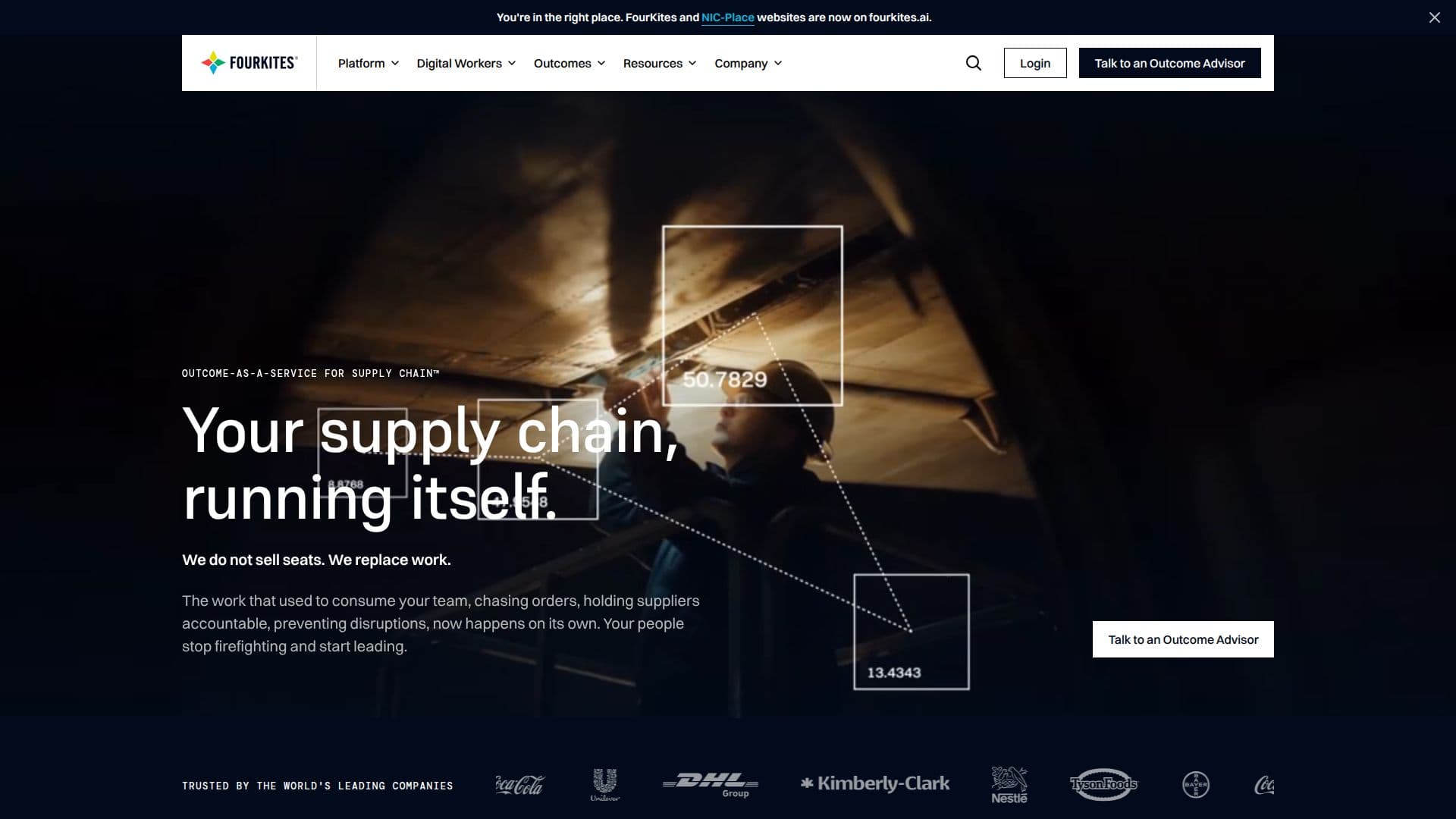 FourKites : Orchestration de la chaîne d'approvisionnement alimentée par l'IA screenshot