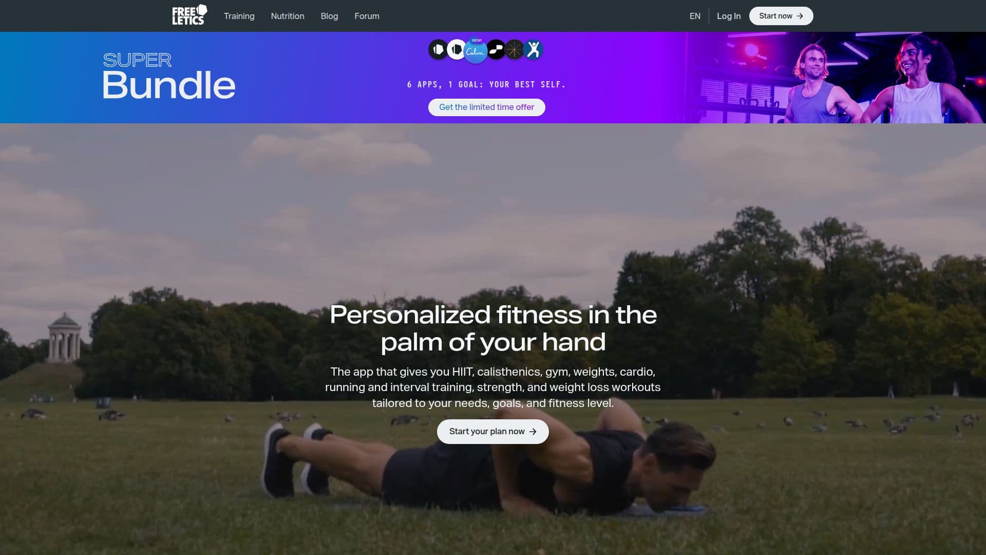 Capture d’écran de Freeletics