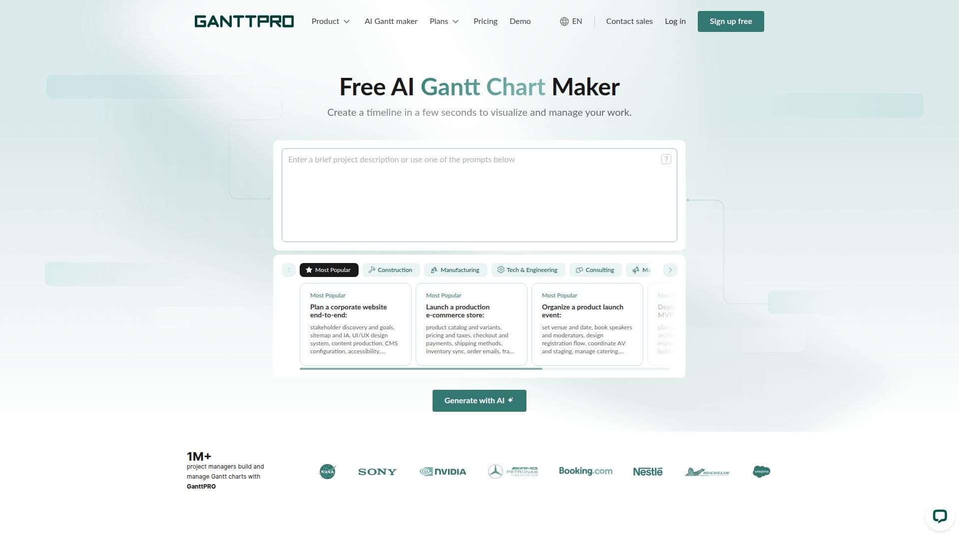 GanttPRO screenshot