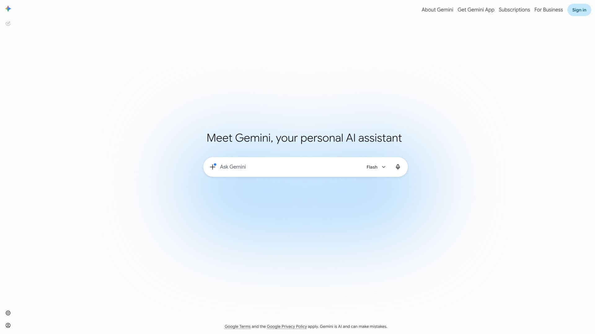 Google Gemini screenshot